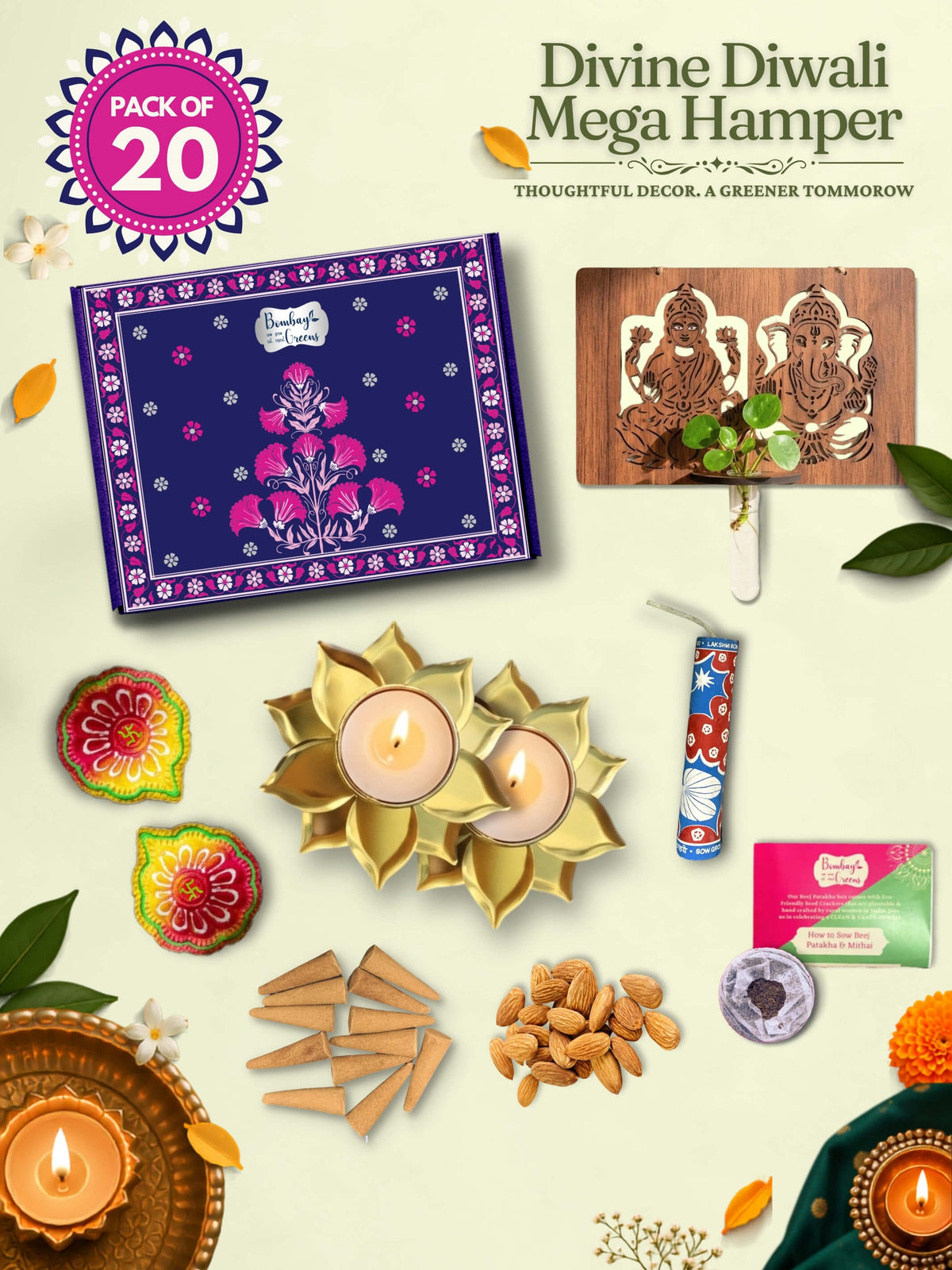 Divine Diwali Mega Hamper – Pack of 20