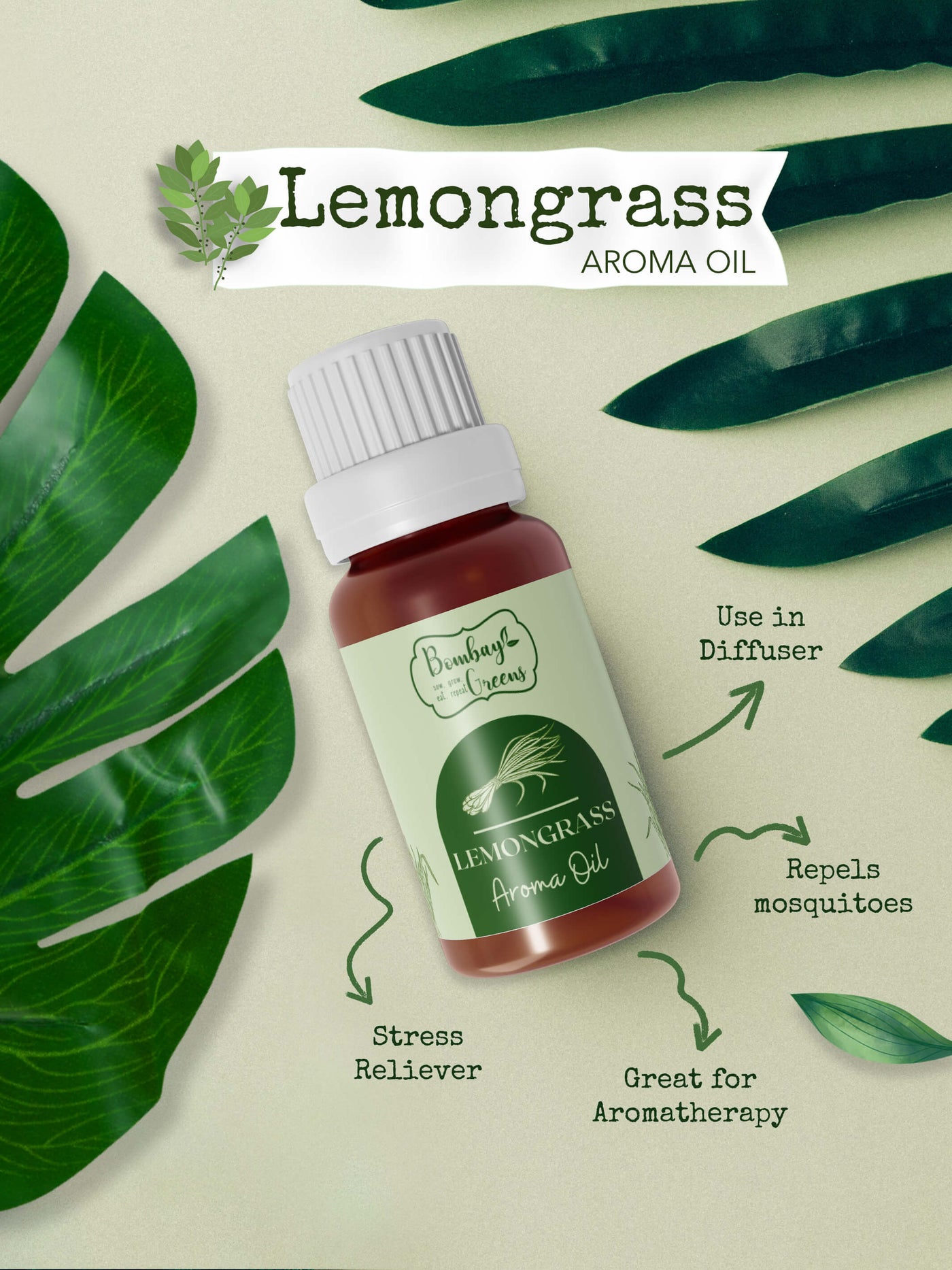 Aroma Oil - Lemongrass