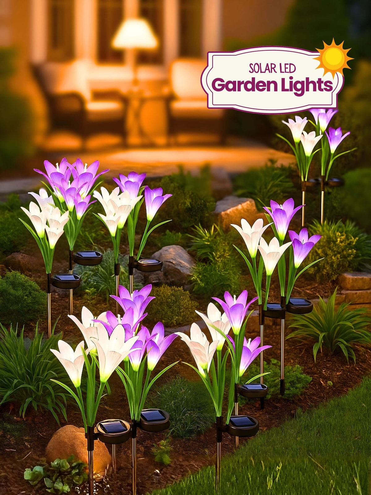 Solar LED Garden Lights | Pack of 2