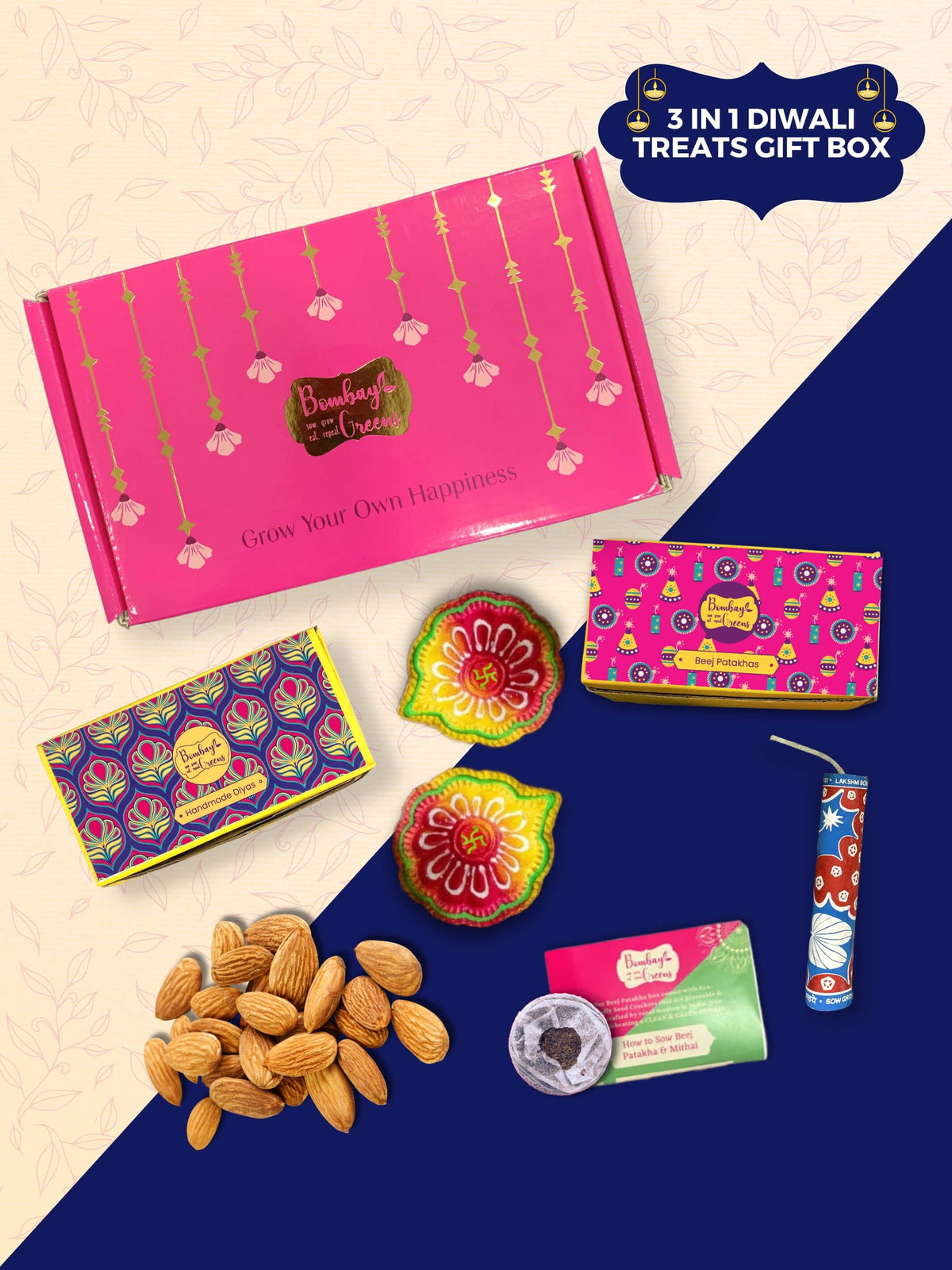 3 in 1 Diwali Treats Gift Box