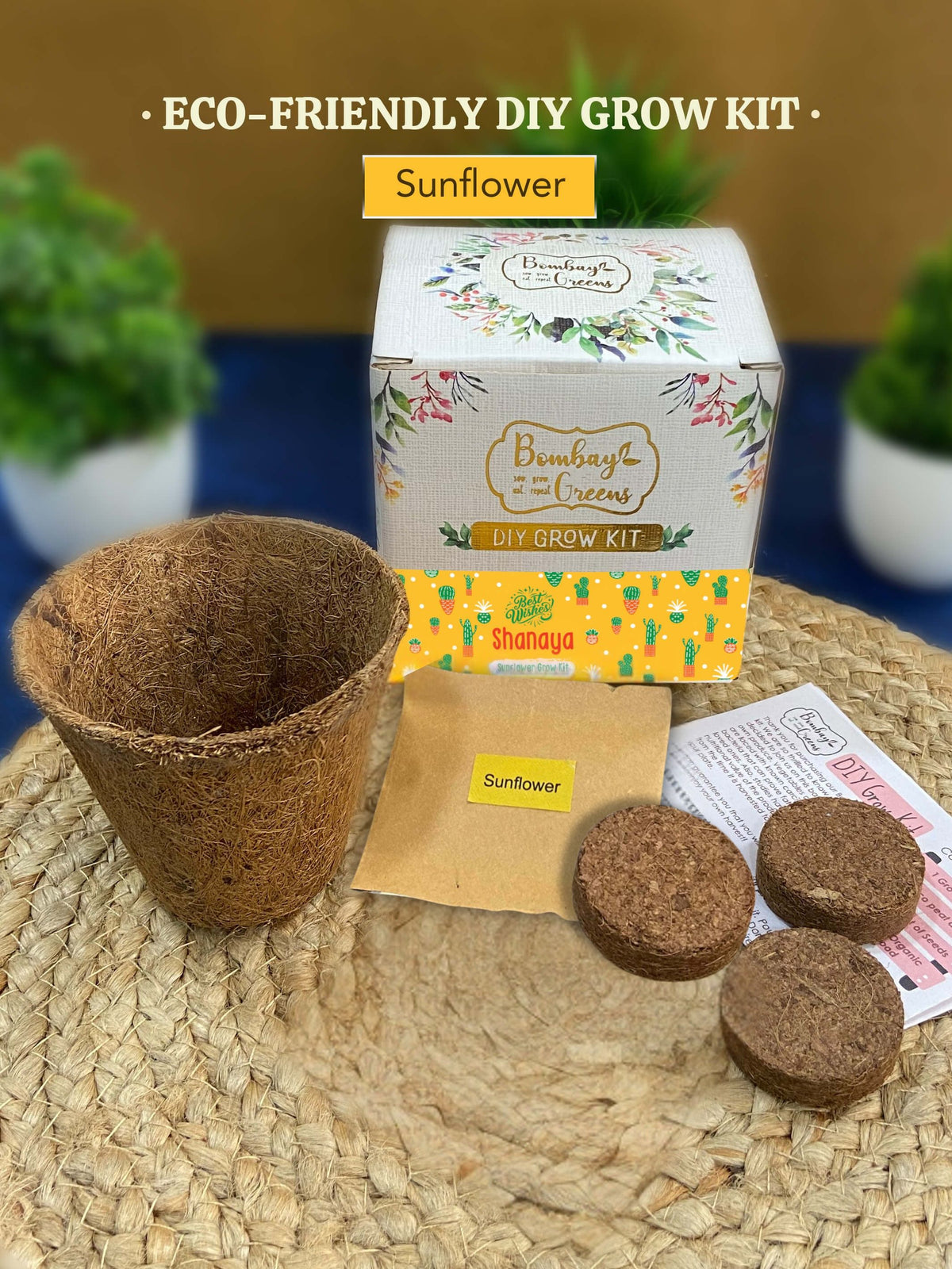 DIY Sunflower Gardening Kit (Pack of 20) - Customised Gifting