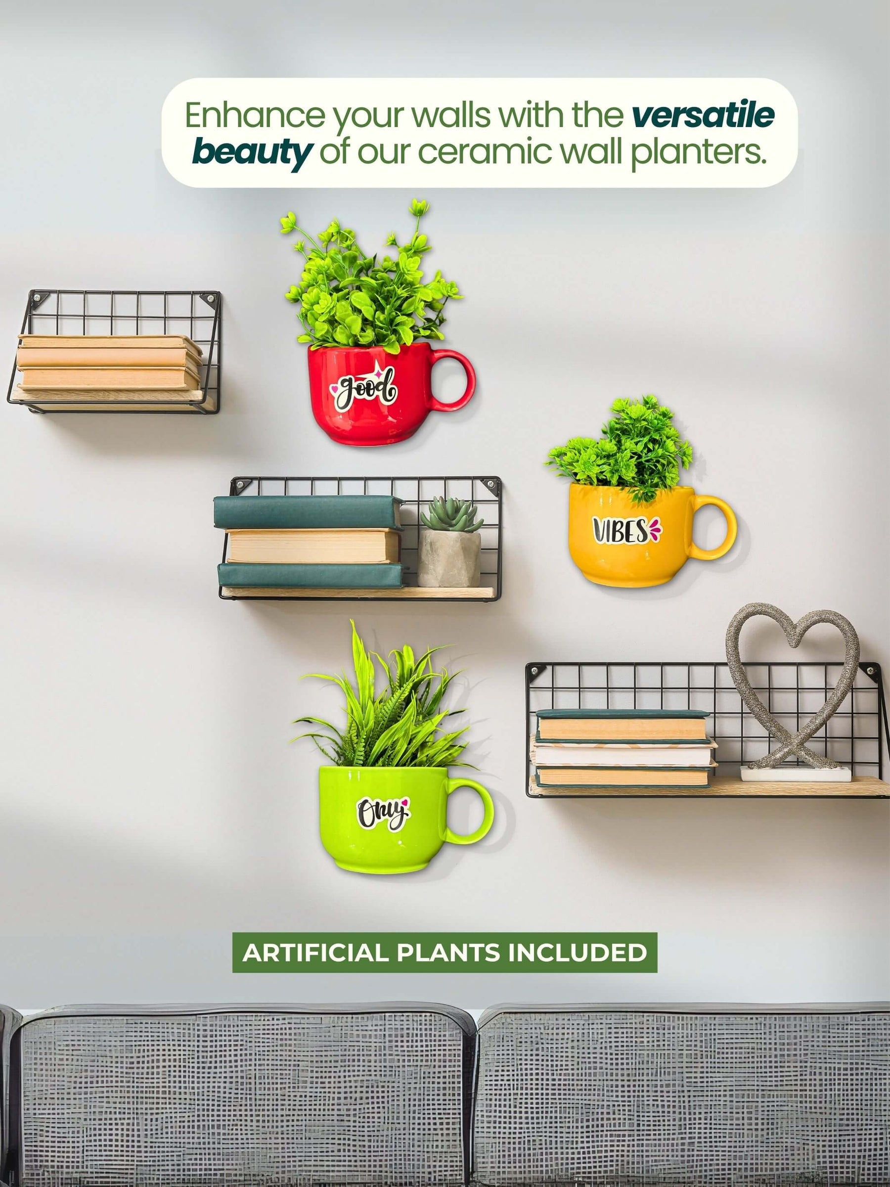 With Artificial Plants