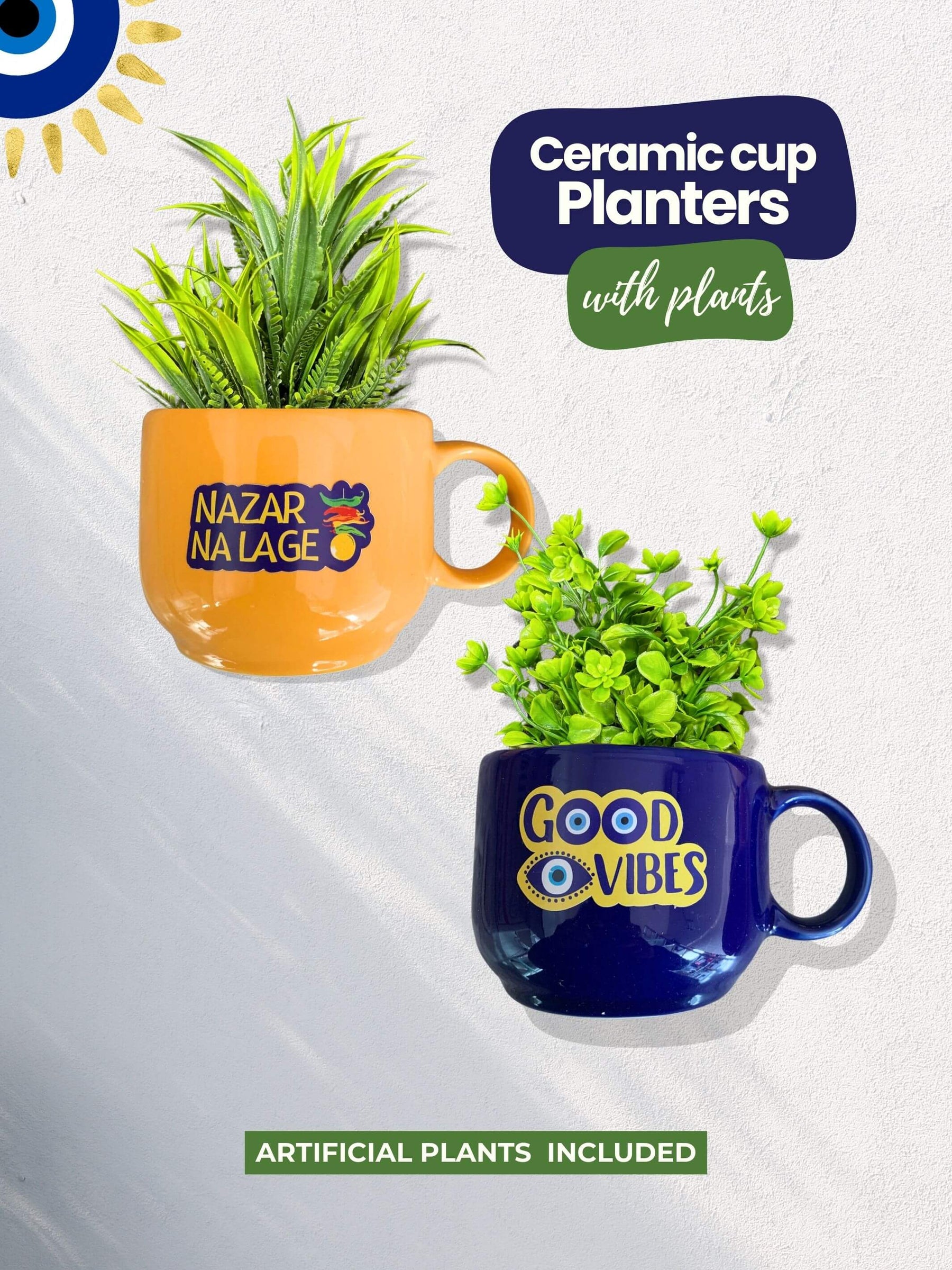 With Artificial Plants