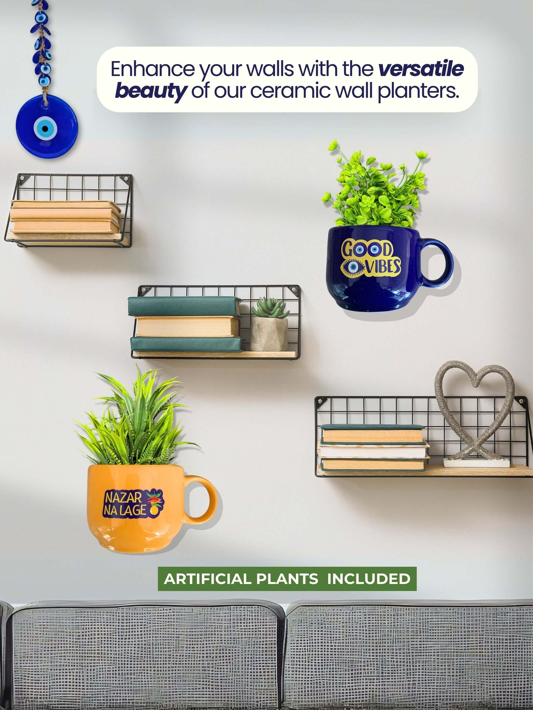 With Artificial Plants