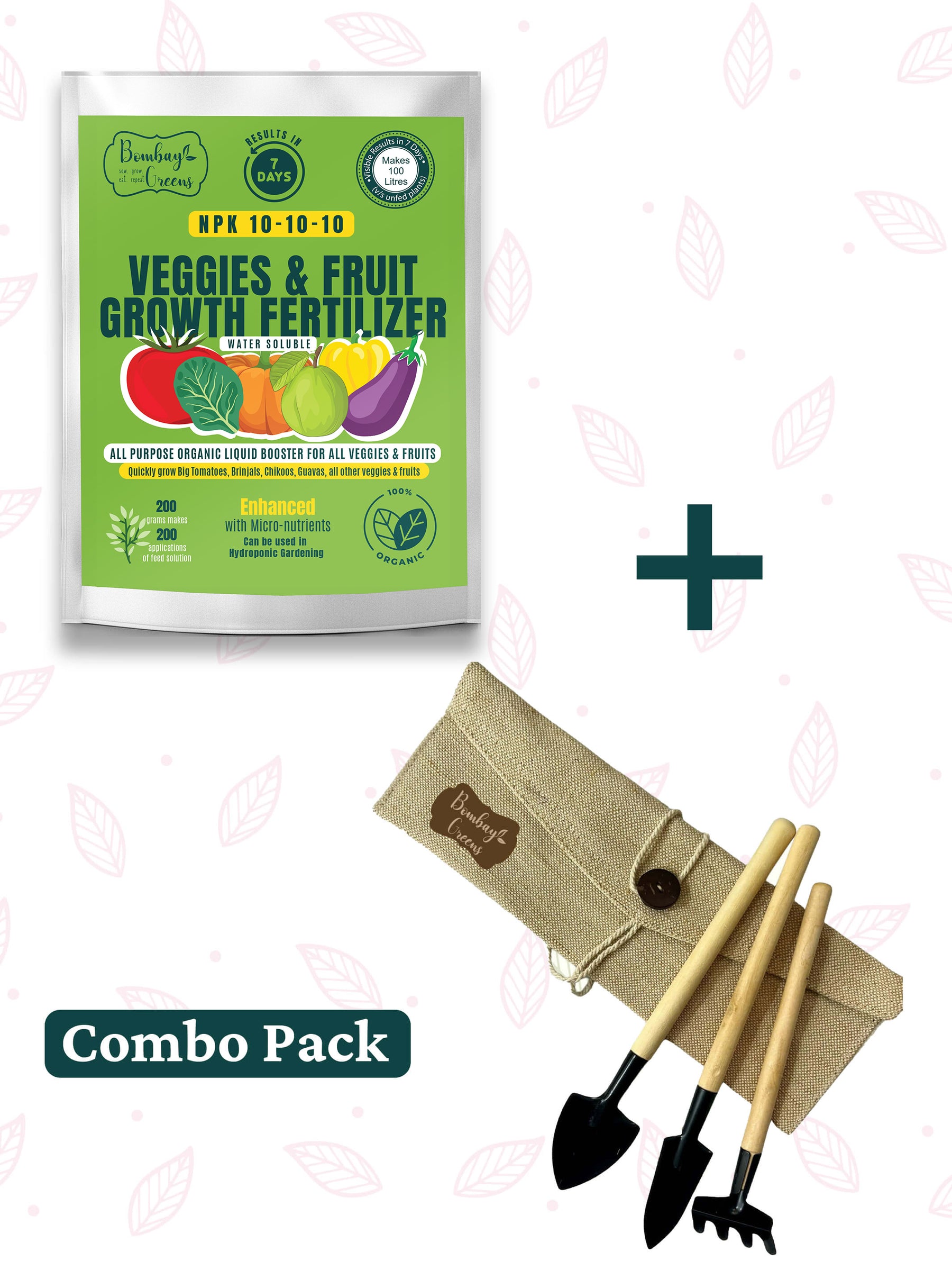 Liquid Organic Fertilizer for Vegetables & Fruits - NPK (10-10-10)