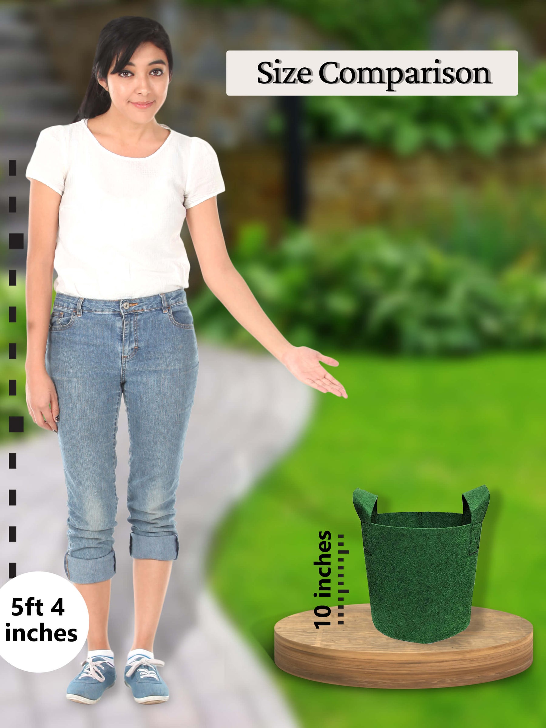 10x10 Grow Bag | Eco-Friendly Geo Fabric - (Combo of 3)