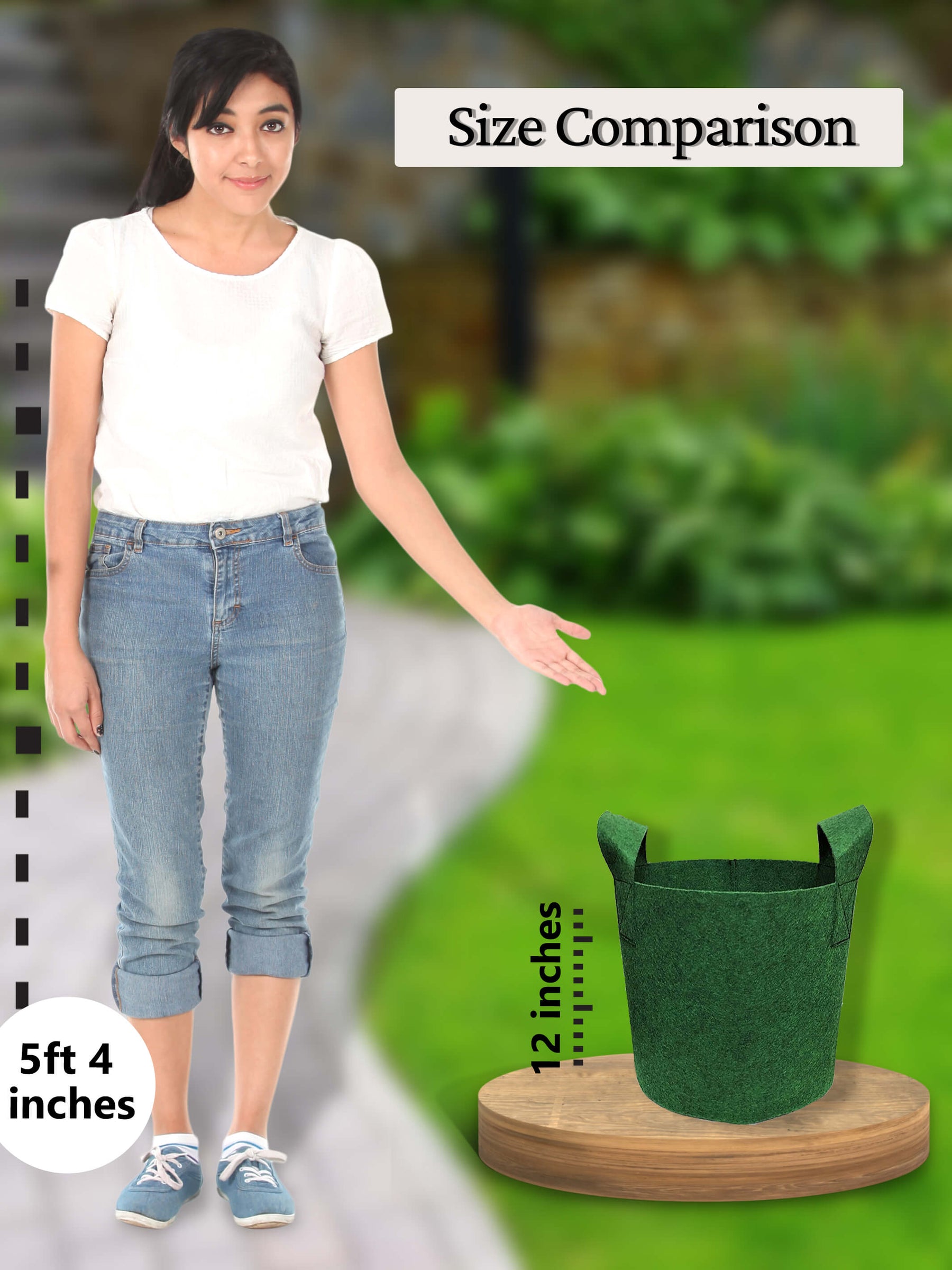 12x12 Grow Bag | Eco-Friendly Geo Fabric - (Combo of 3)