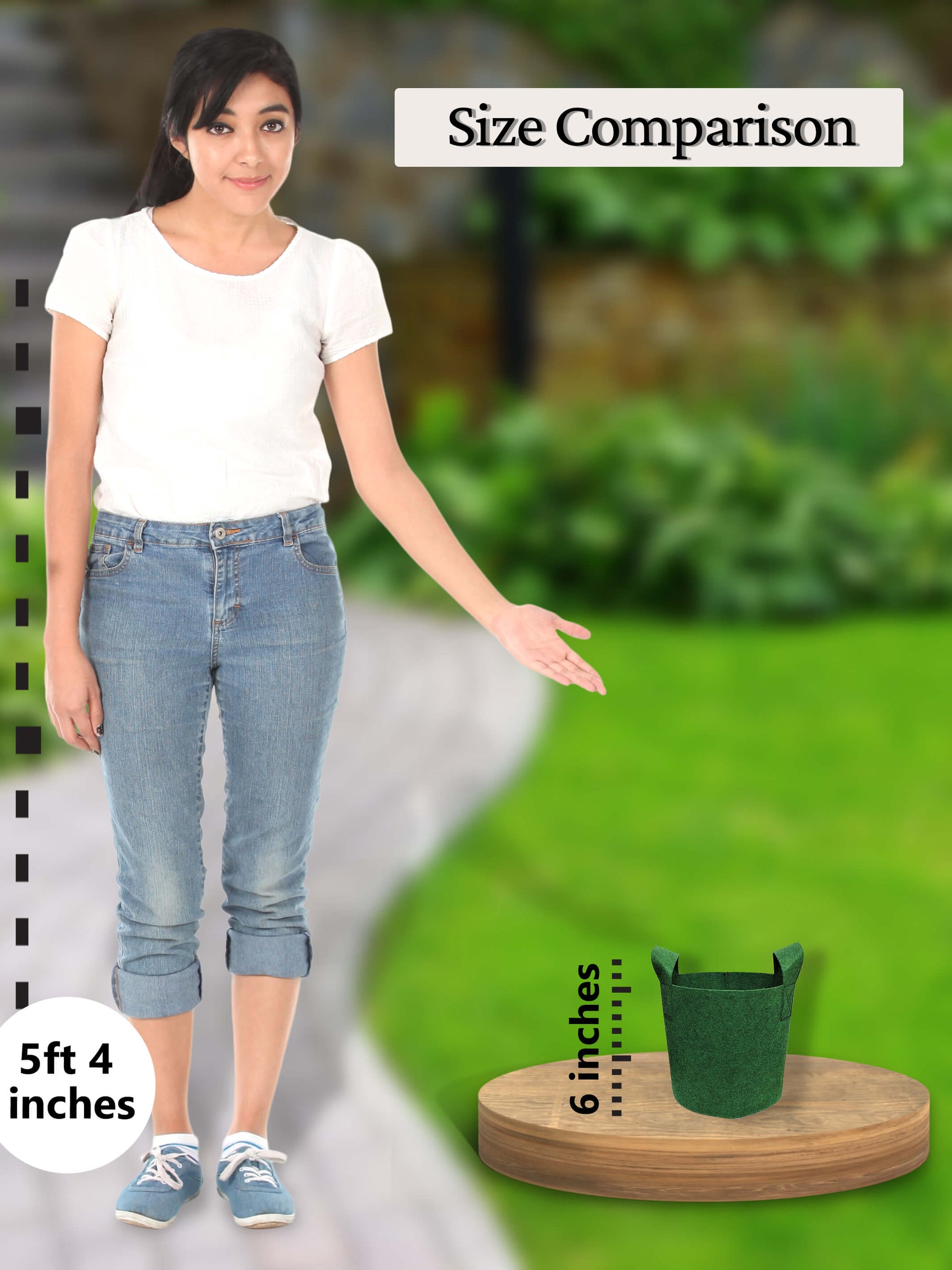 6x6 Grow Bag | Eco-Friendly Geo Fabric - (Combo of 3)