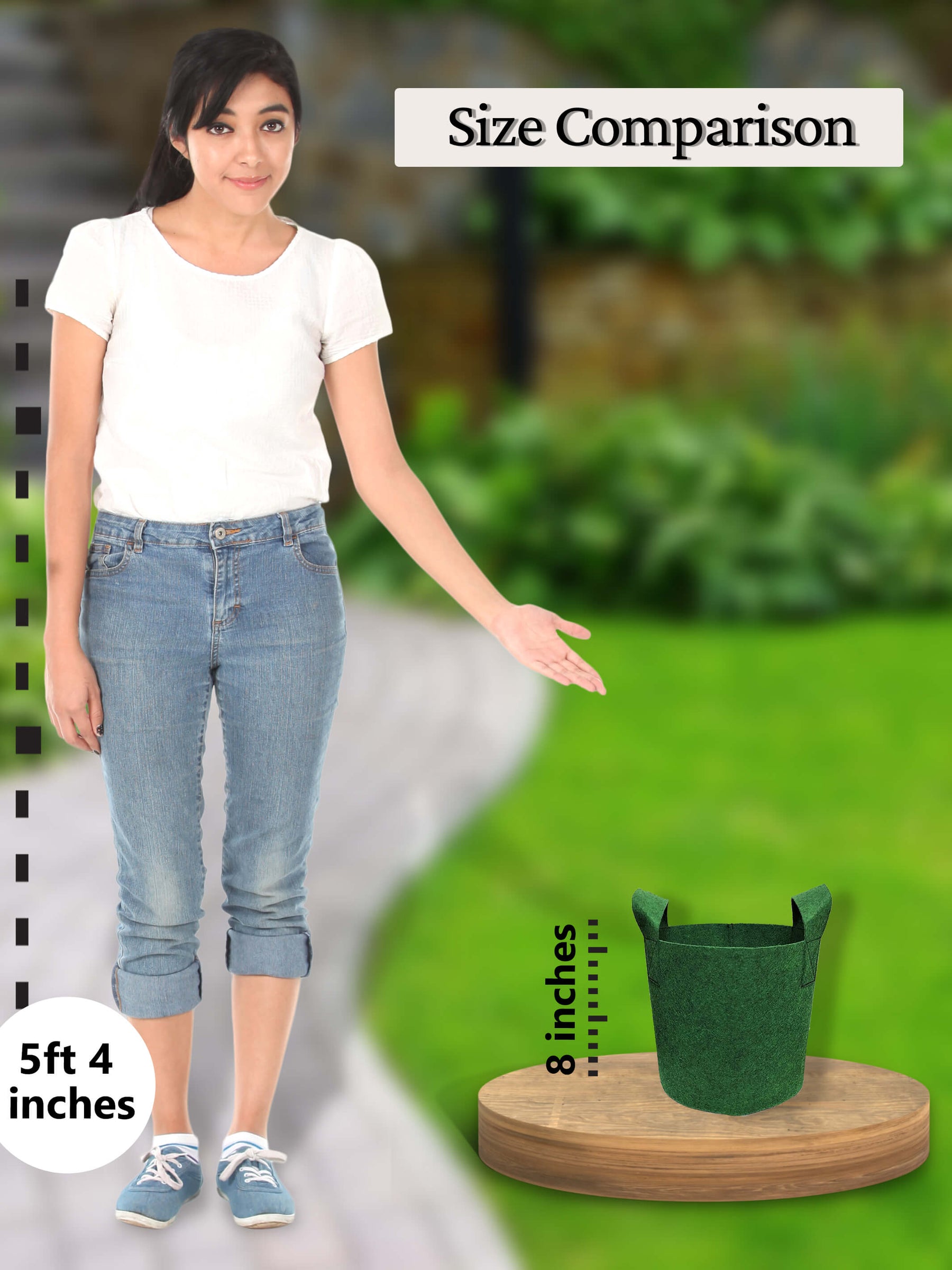8x8 Grow Bag | Eco-Friendly Geo Fabric - (Combo of 3)