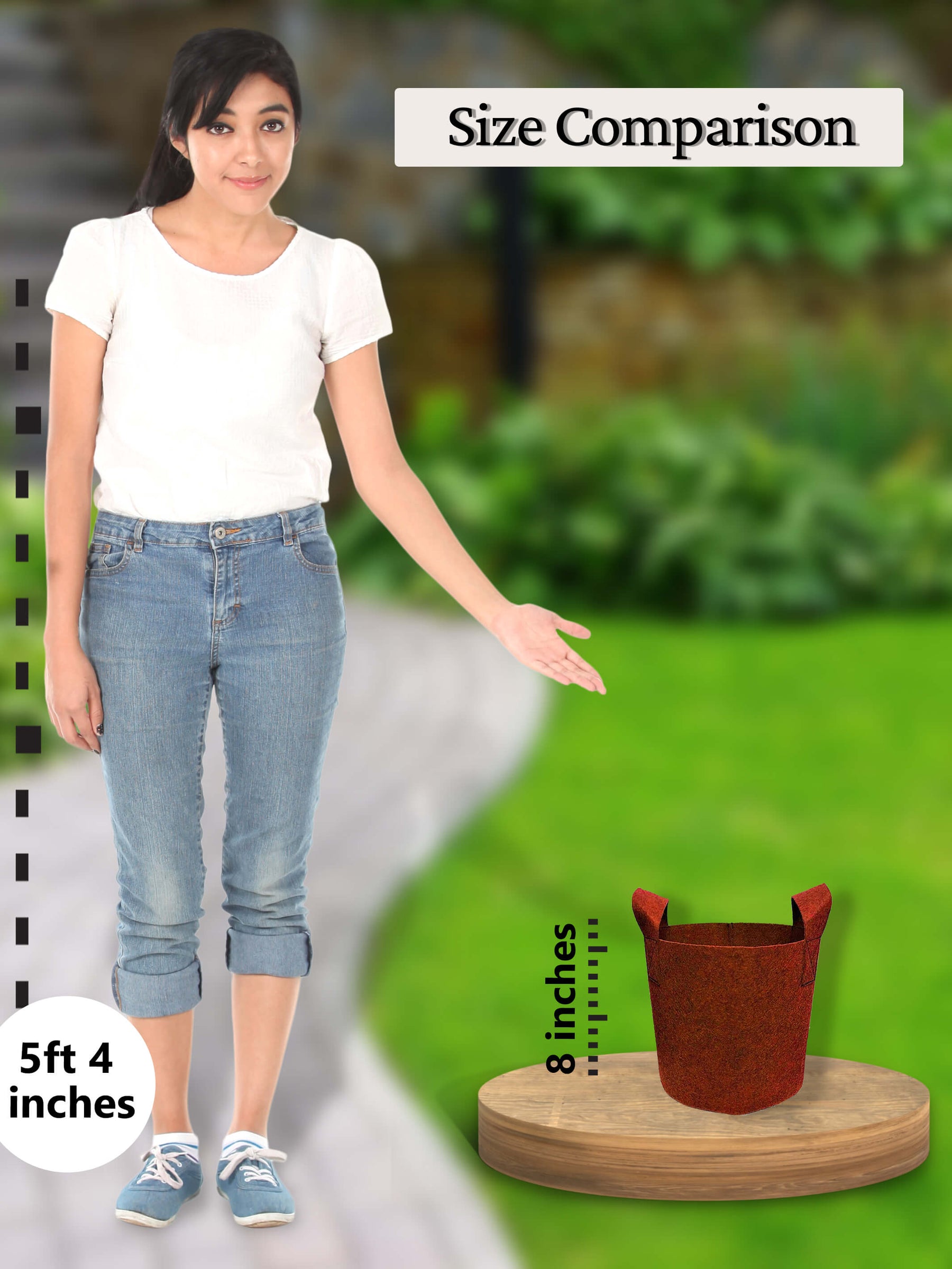 8x8 Grow Bag | Eco-Friendly Geo Fabric - (Combo of 3)