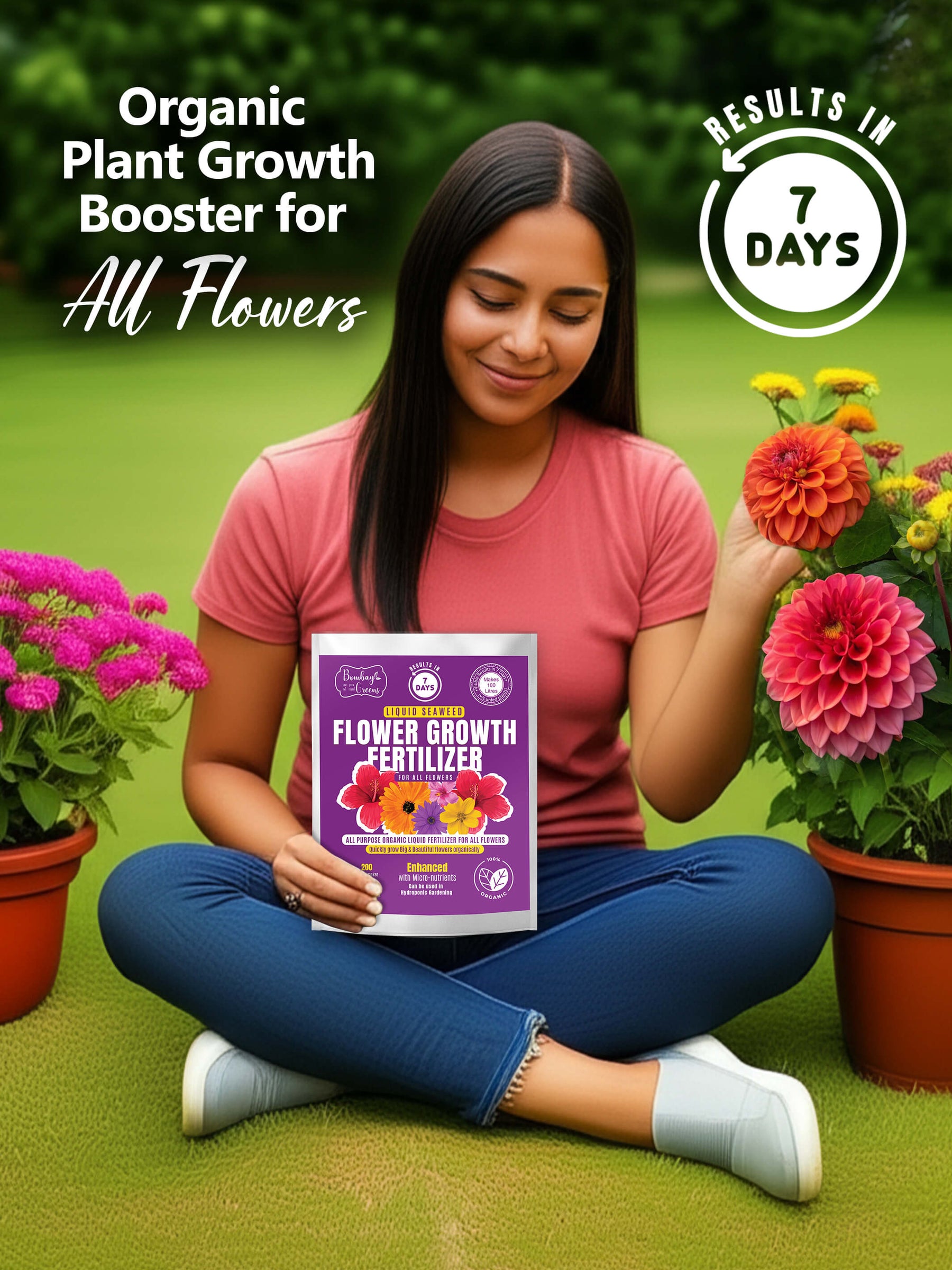 Liquid Organic Fertilizer for All Flowers