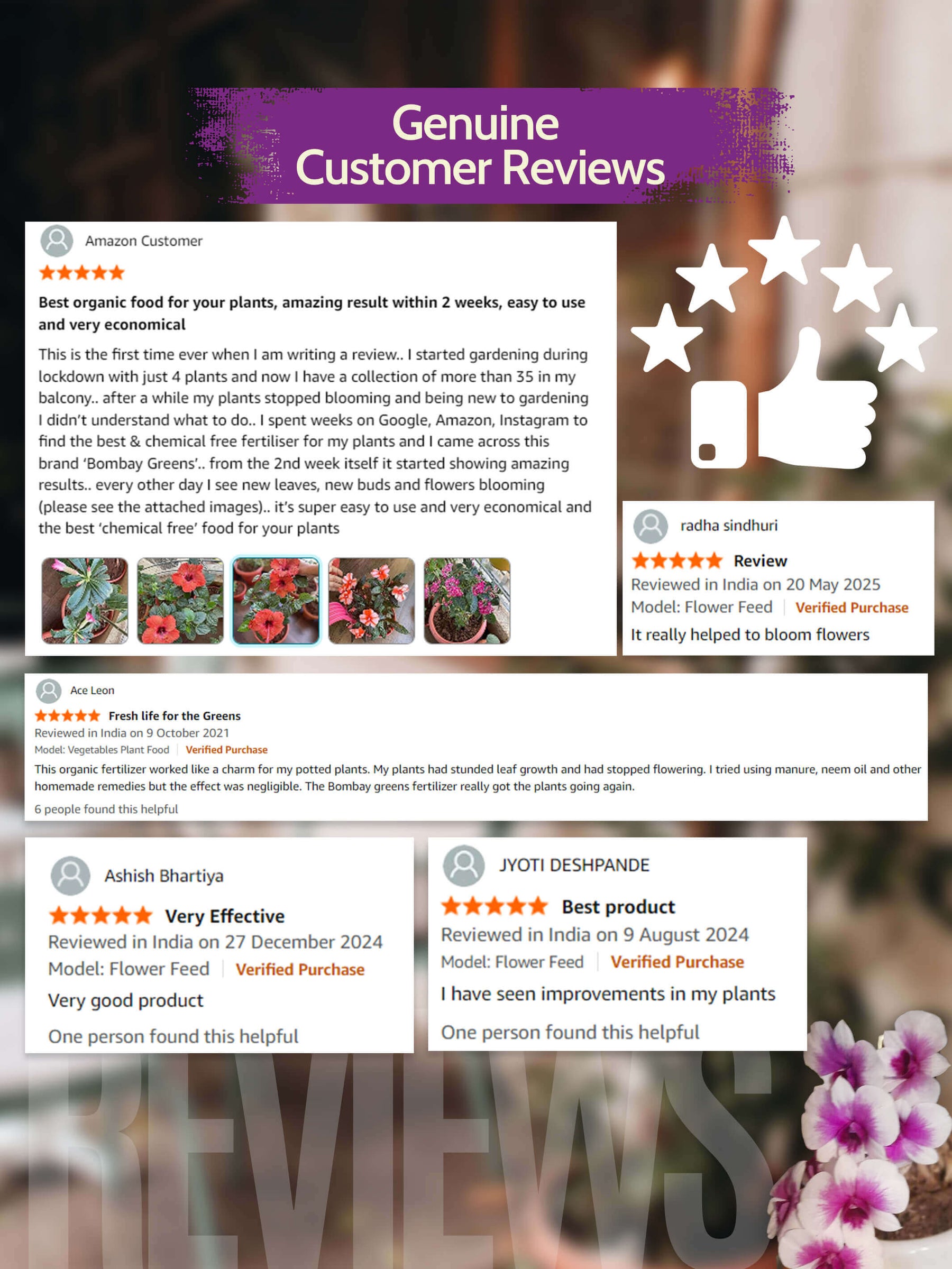 Liquid Organic Fertilizer for All Flowers