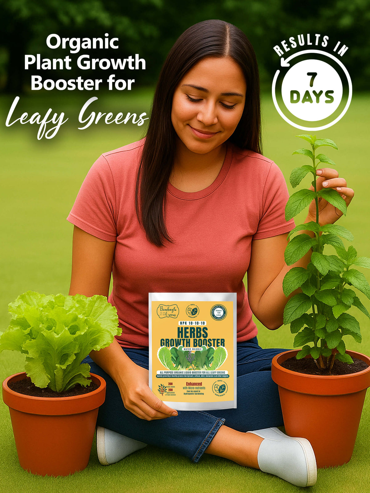 Liquid Organic Fertilizer for Herbs- NPK (10-10-10)