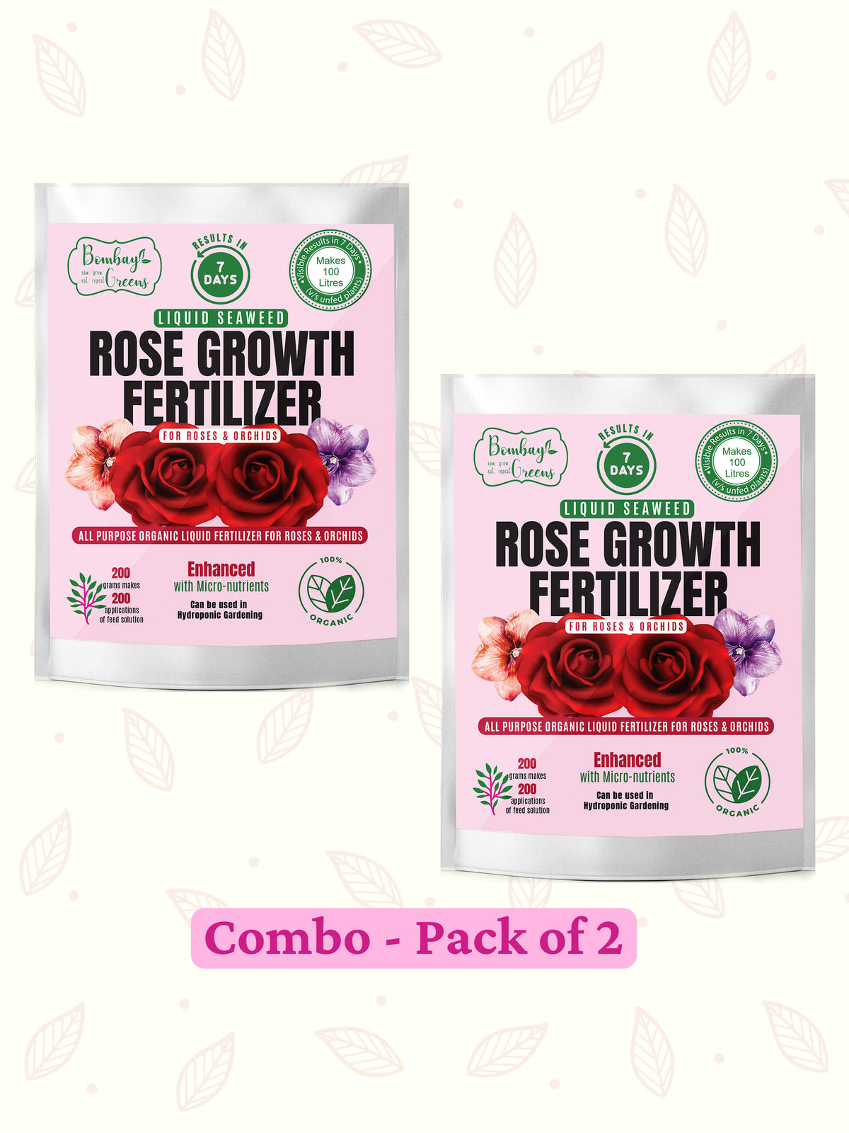 Liquid Organic Fertilizer for Roses & Orchids