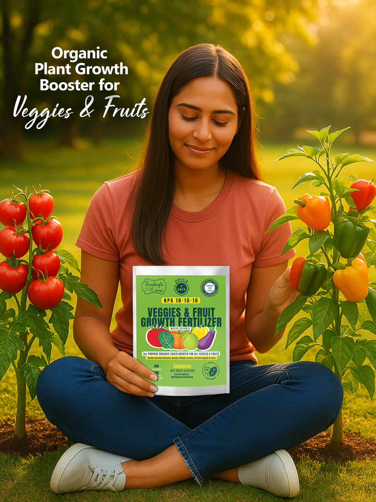 Liquid Organic Fertilizer for Vegetables & Fruits - NPK (10-10-10)