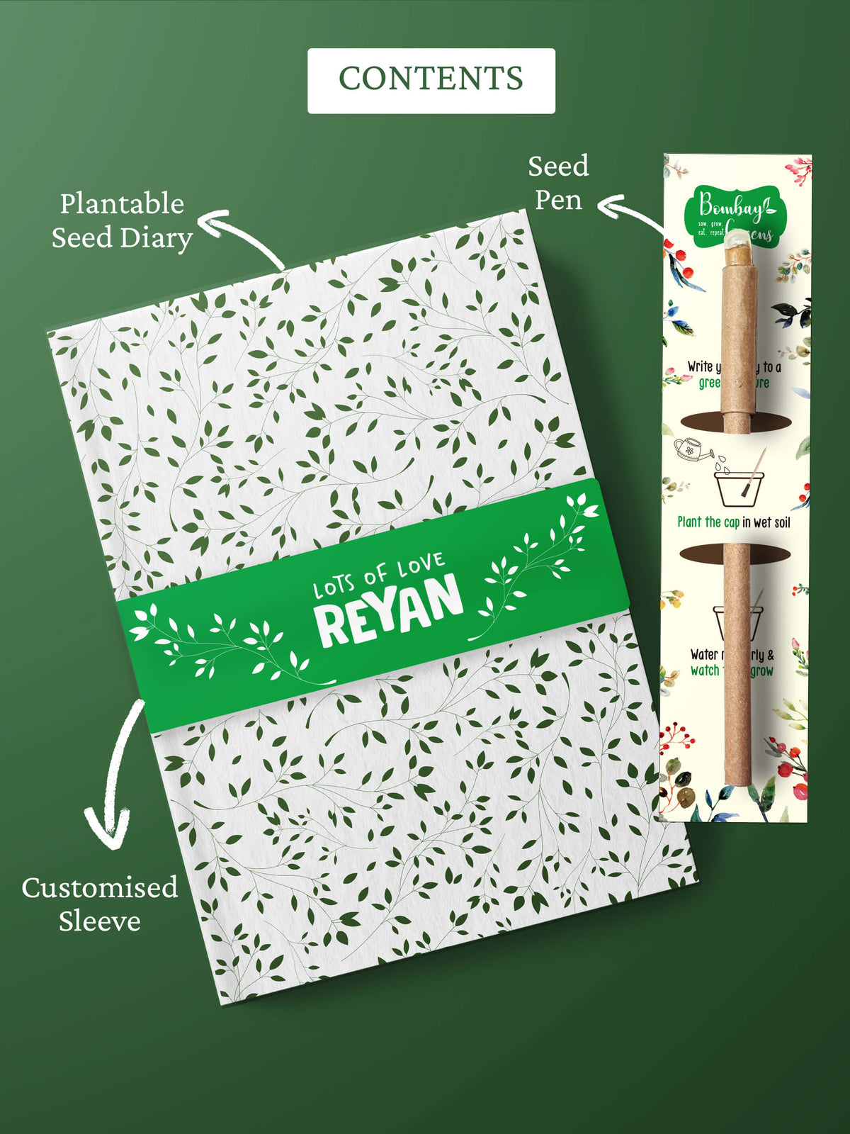 Plantable Diary + Seed Pen - Regular (Pack of 20)