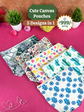 Canvas Pouches - 5 in 1