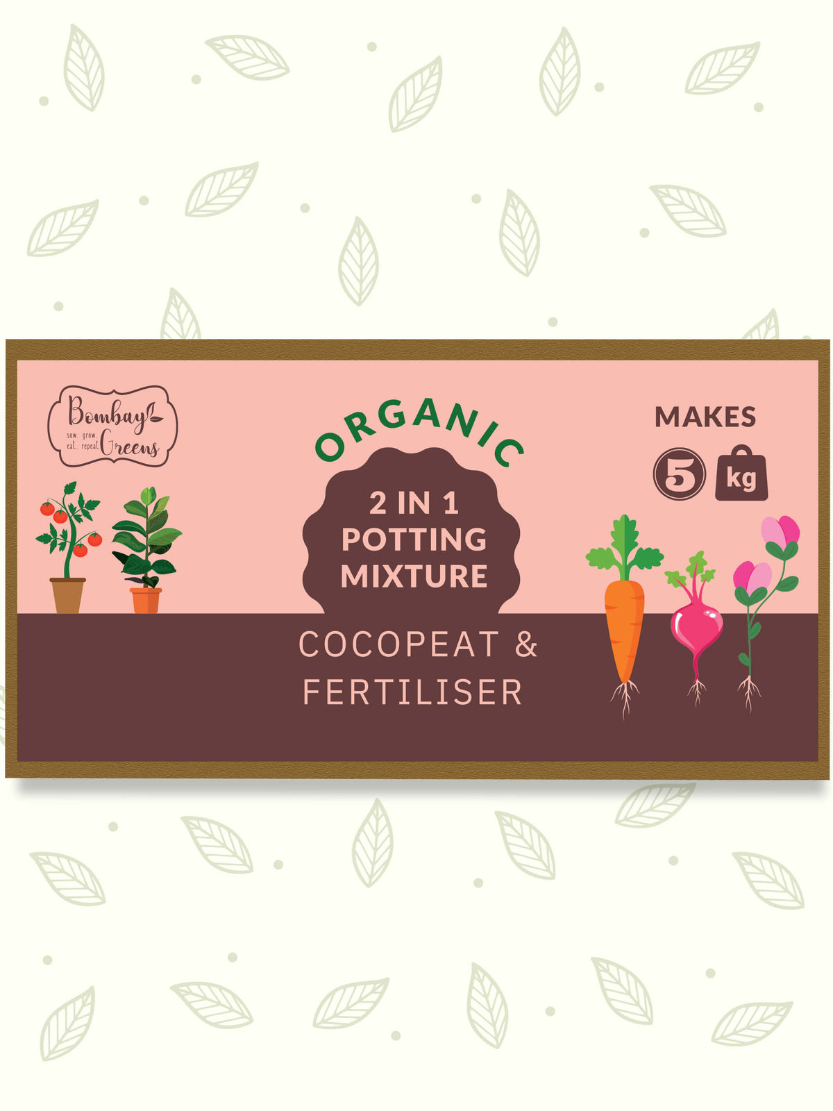 2 in 1 Soil less Potting Mix with Cocopeat & Fertilizer