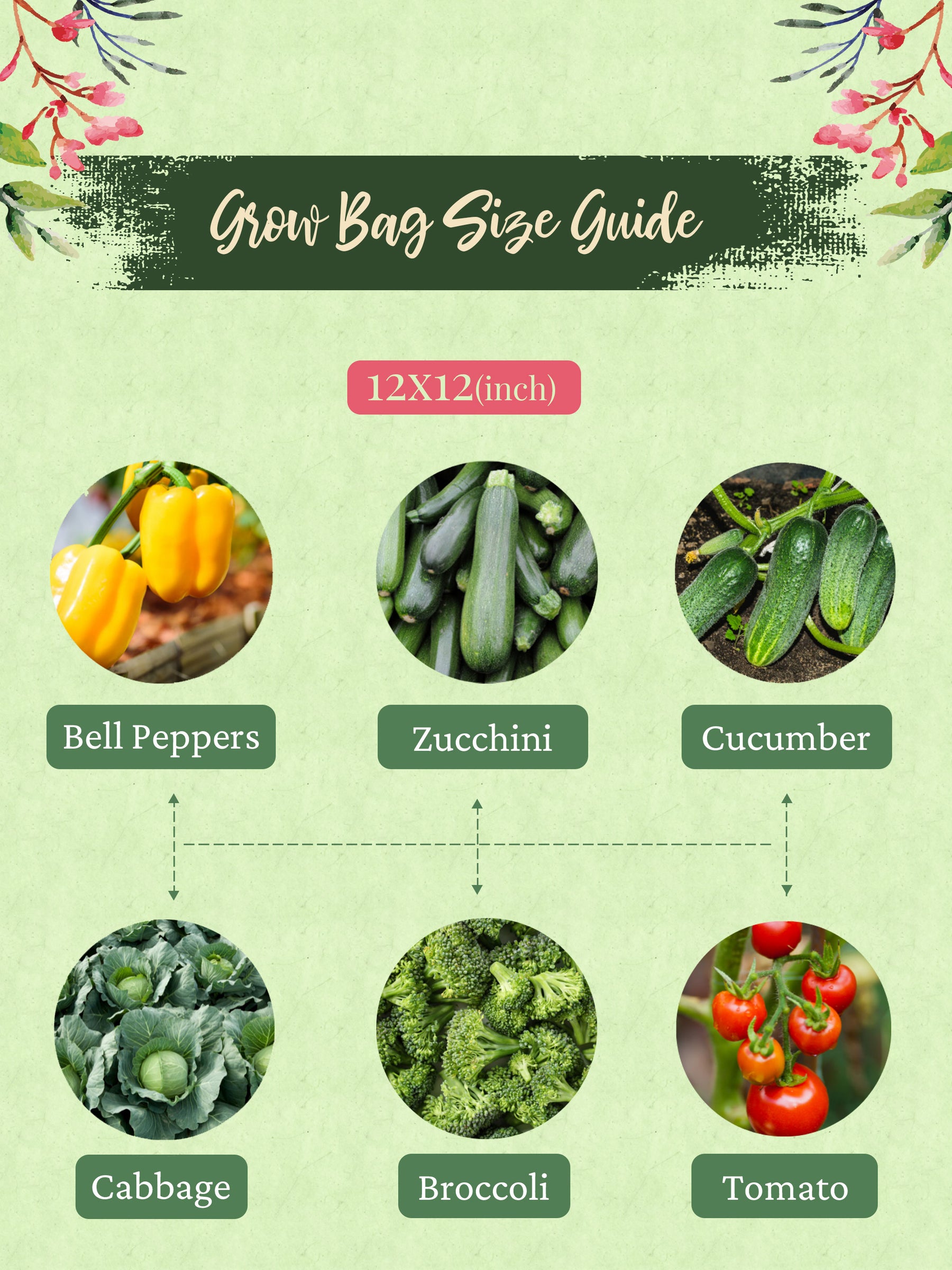 12x12 Grow Bag | Eco-Friendly Geo Fabric - (Combo of 3)