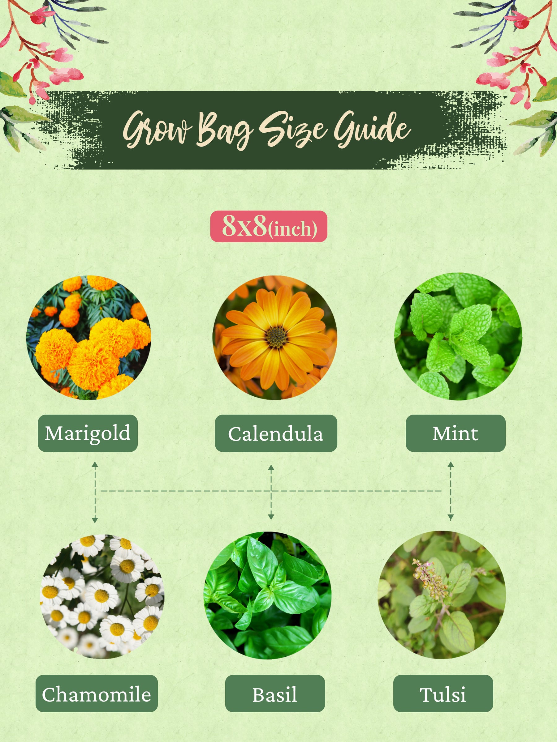 8x8 Grow Bag | Eco-Friendly Geo Fabric - (Combo of 3)