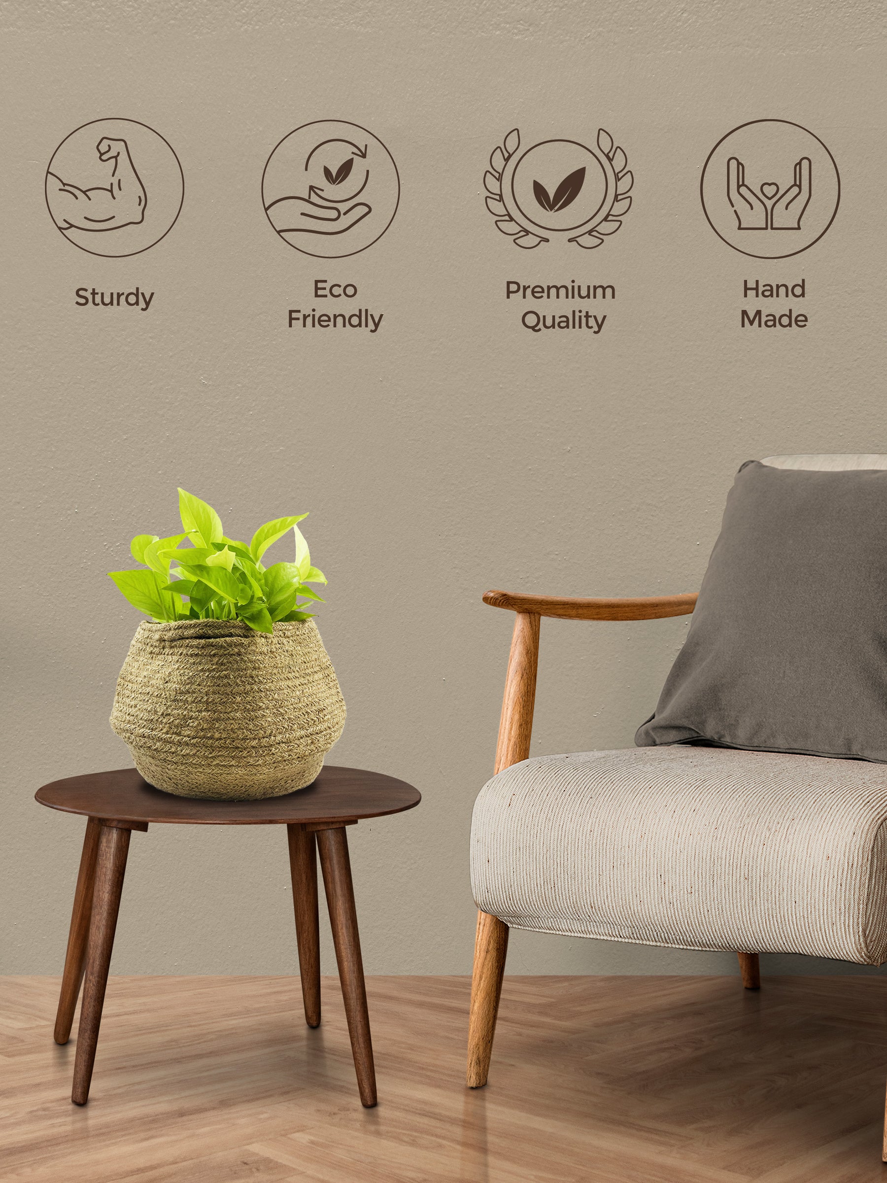 jute bag planters