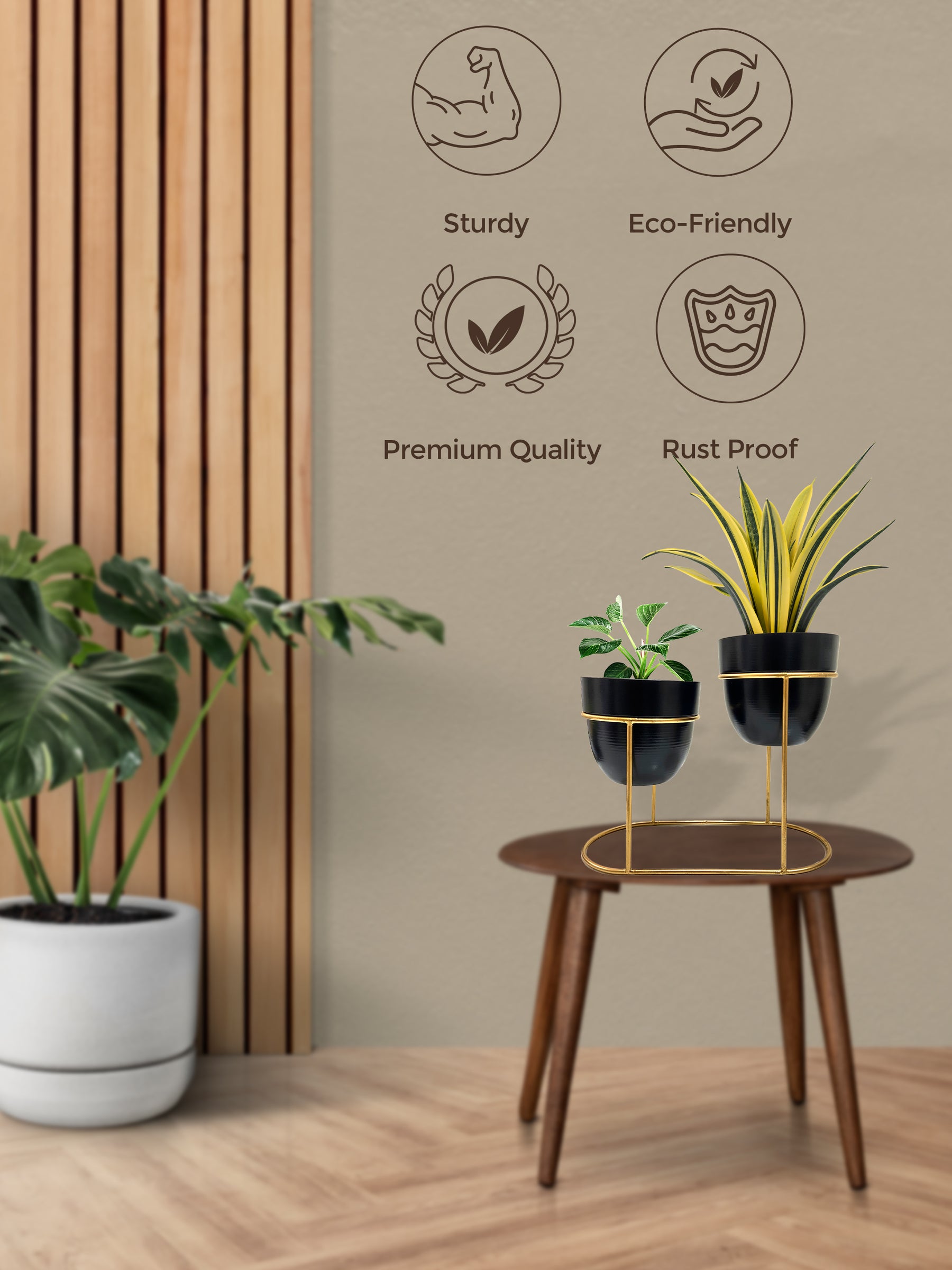 metal planter