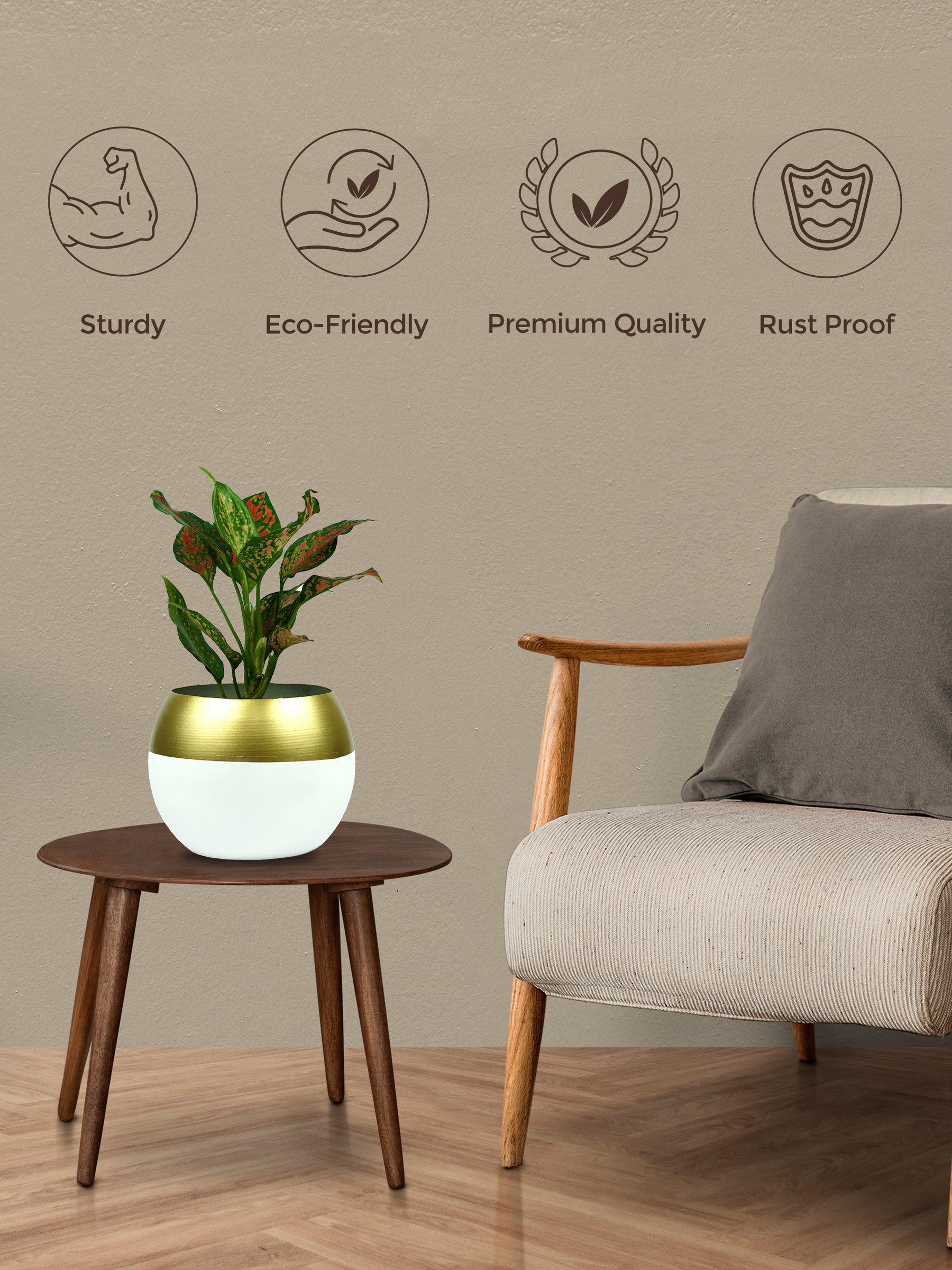 metal plant pots,metal planters online india, metal planters with stand