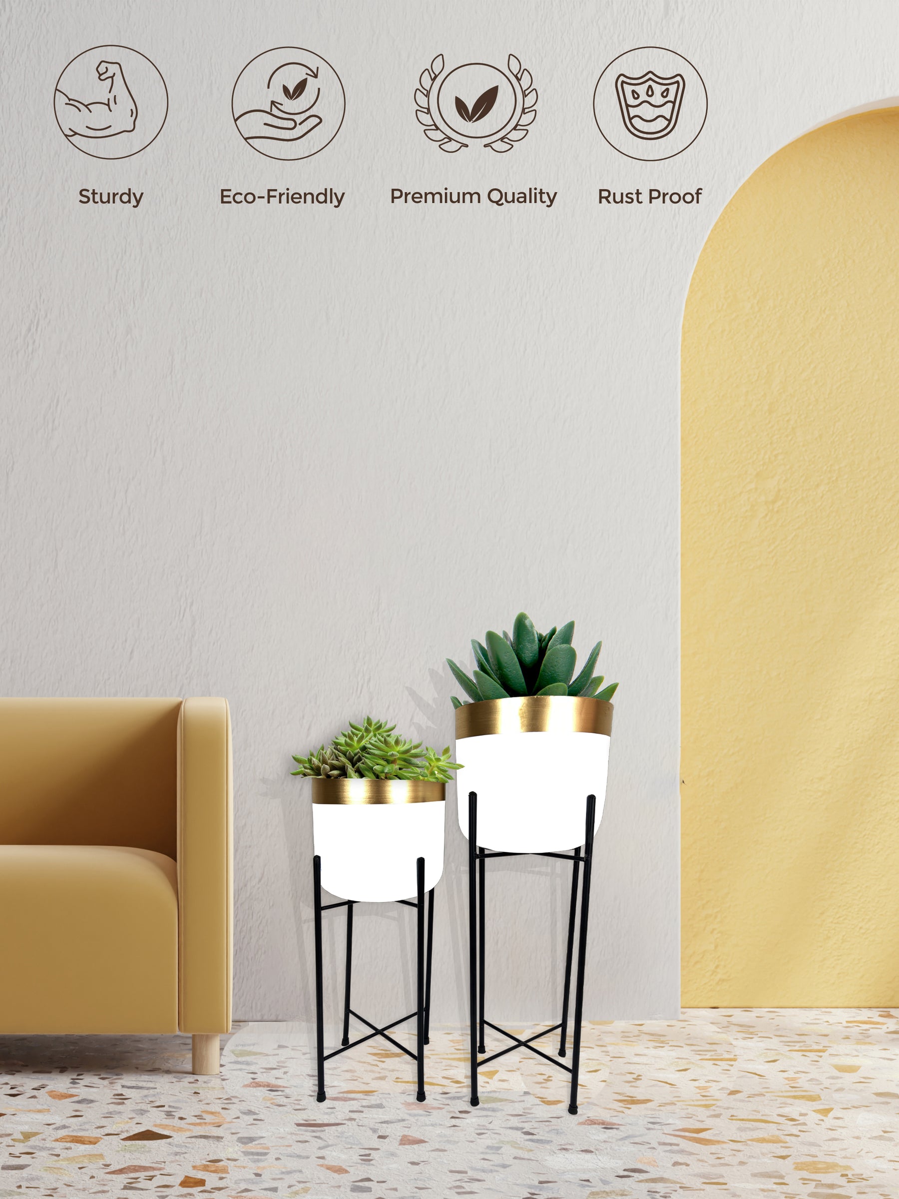 metal planters online india