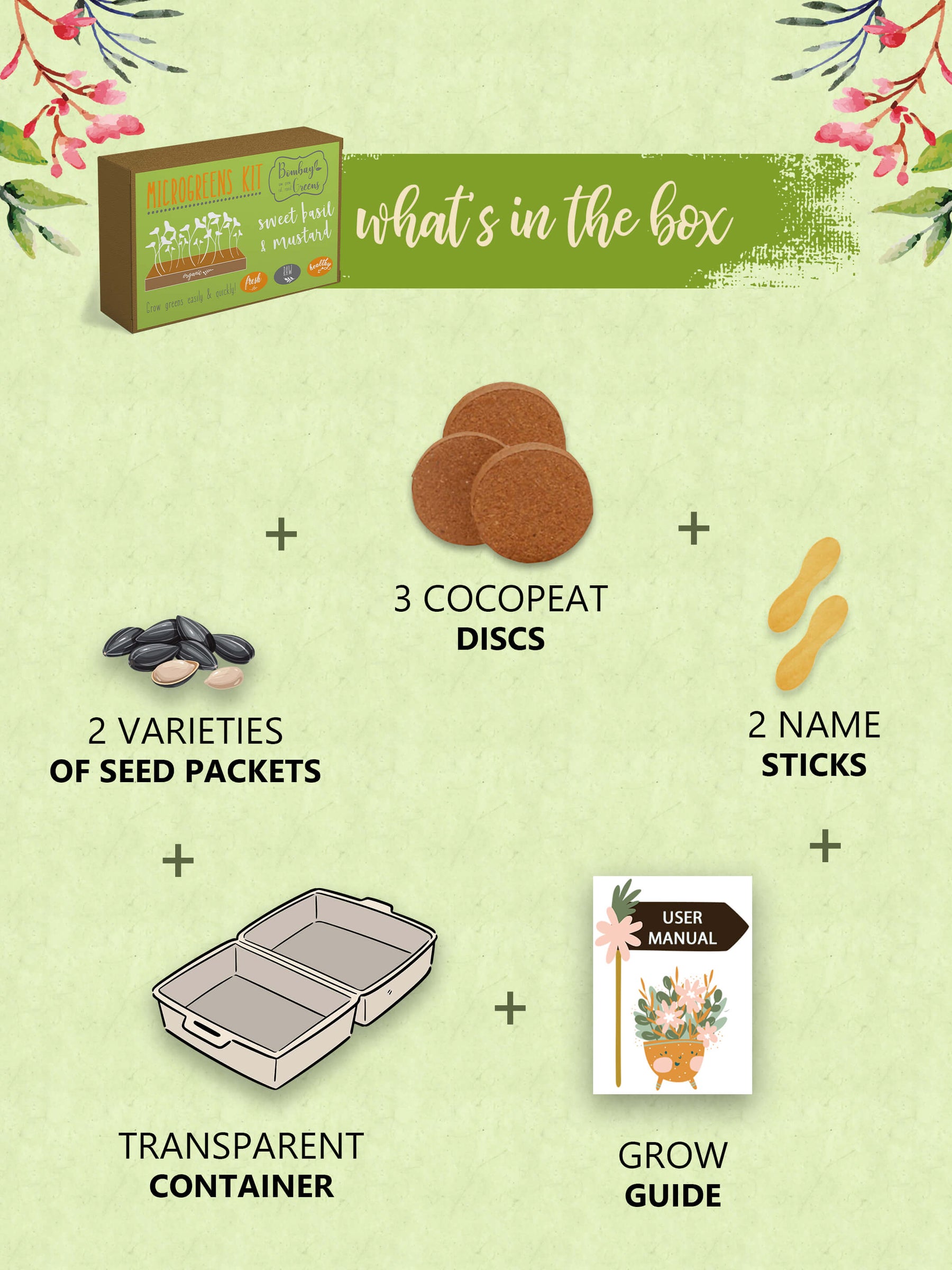 organic microgreens growing kit