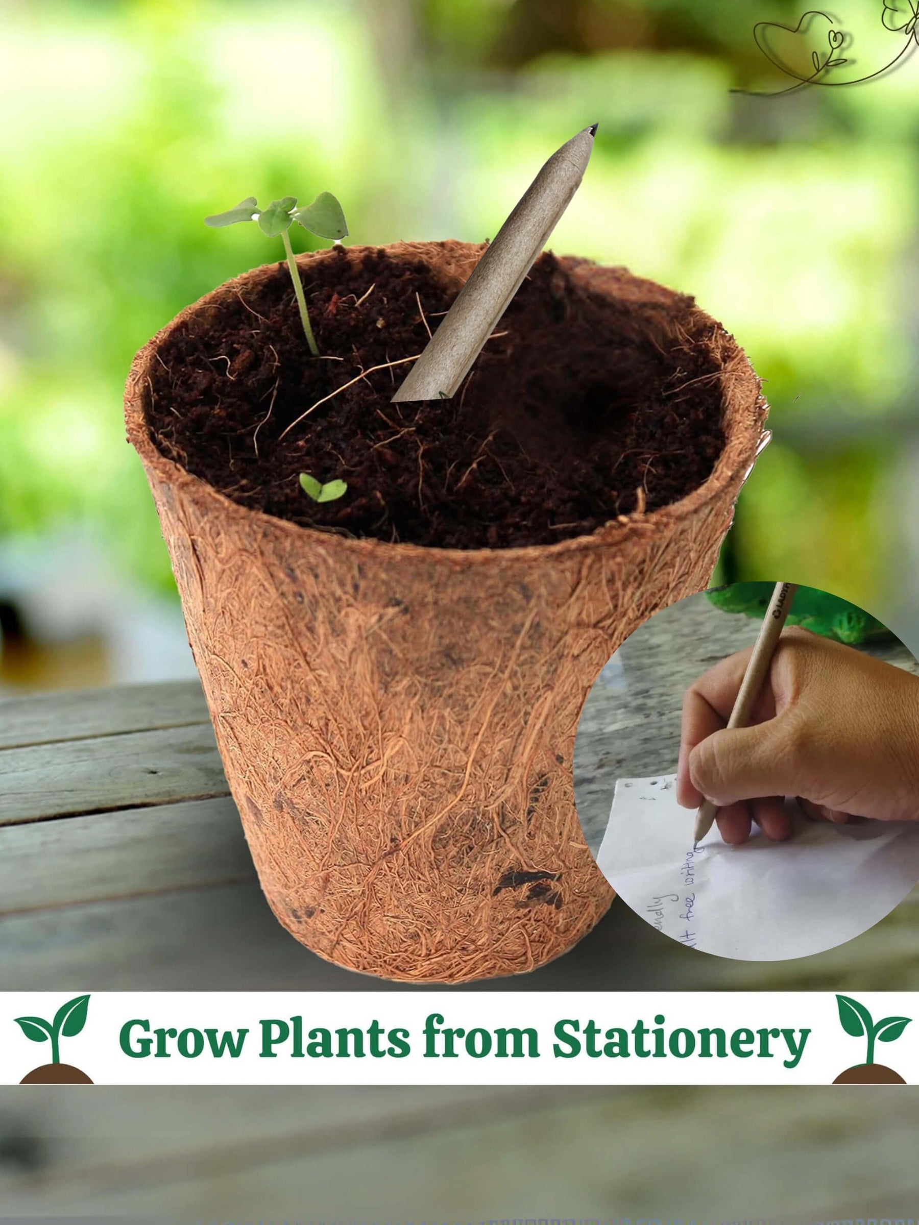 Seed Pens Plantable Stationery Gift – Set of 50