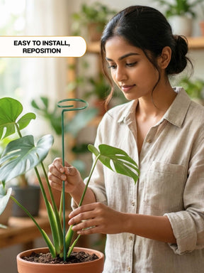 Metal Plant Stakes for Plant Support - 18 inches