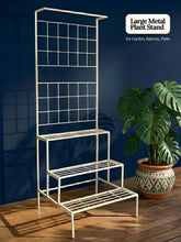 metal plant stand, metal planters