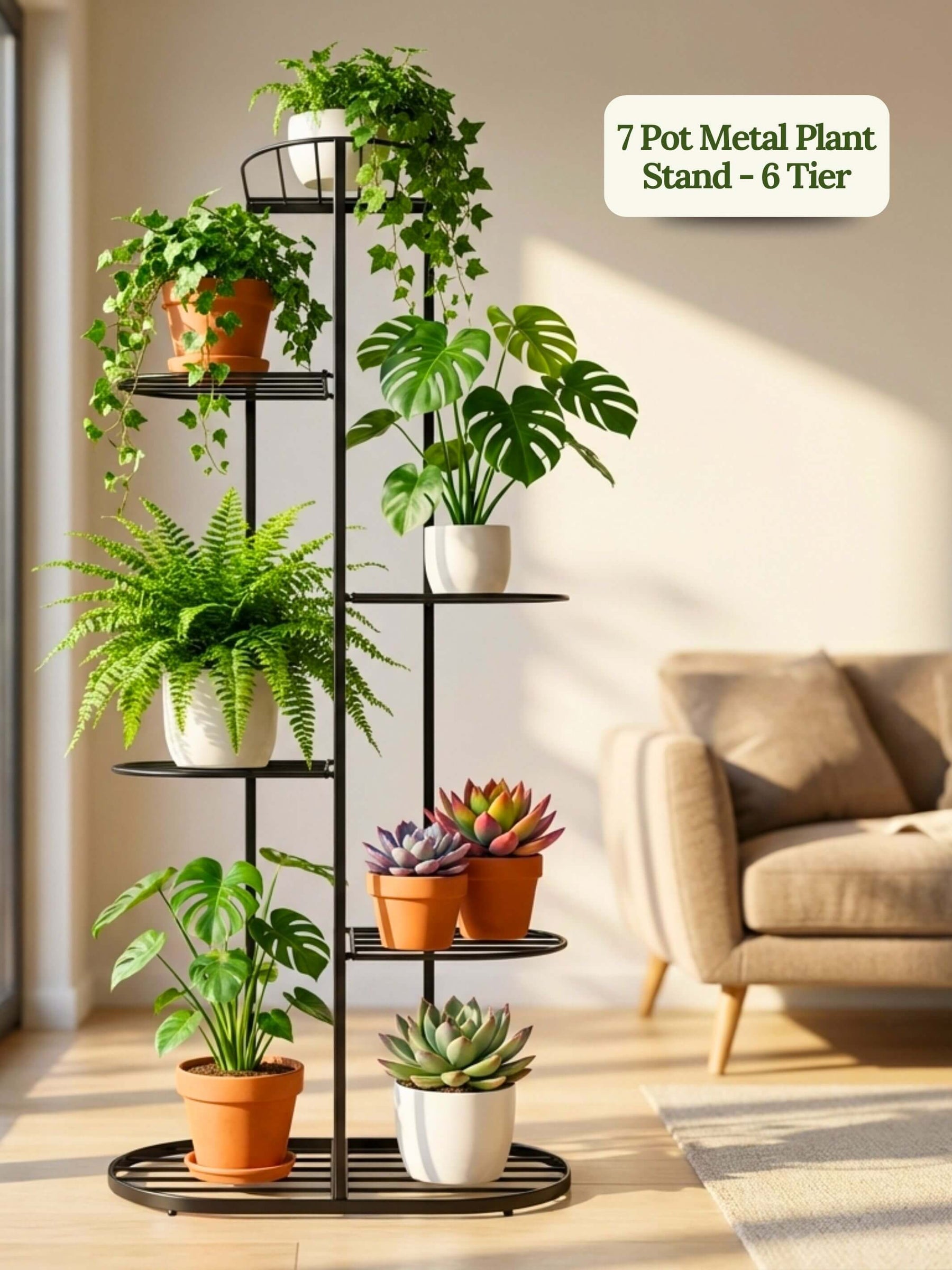 metal plant stand, metal planters