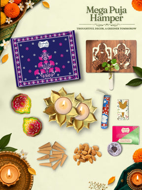 Festive Delights Diwali Hamper (Mega Puja Hamper)