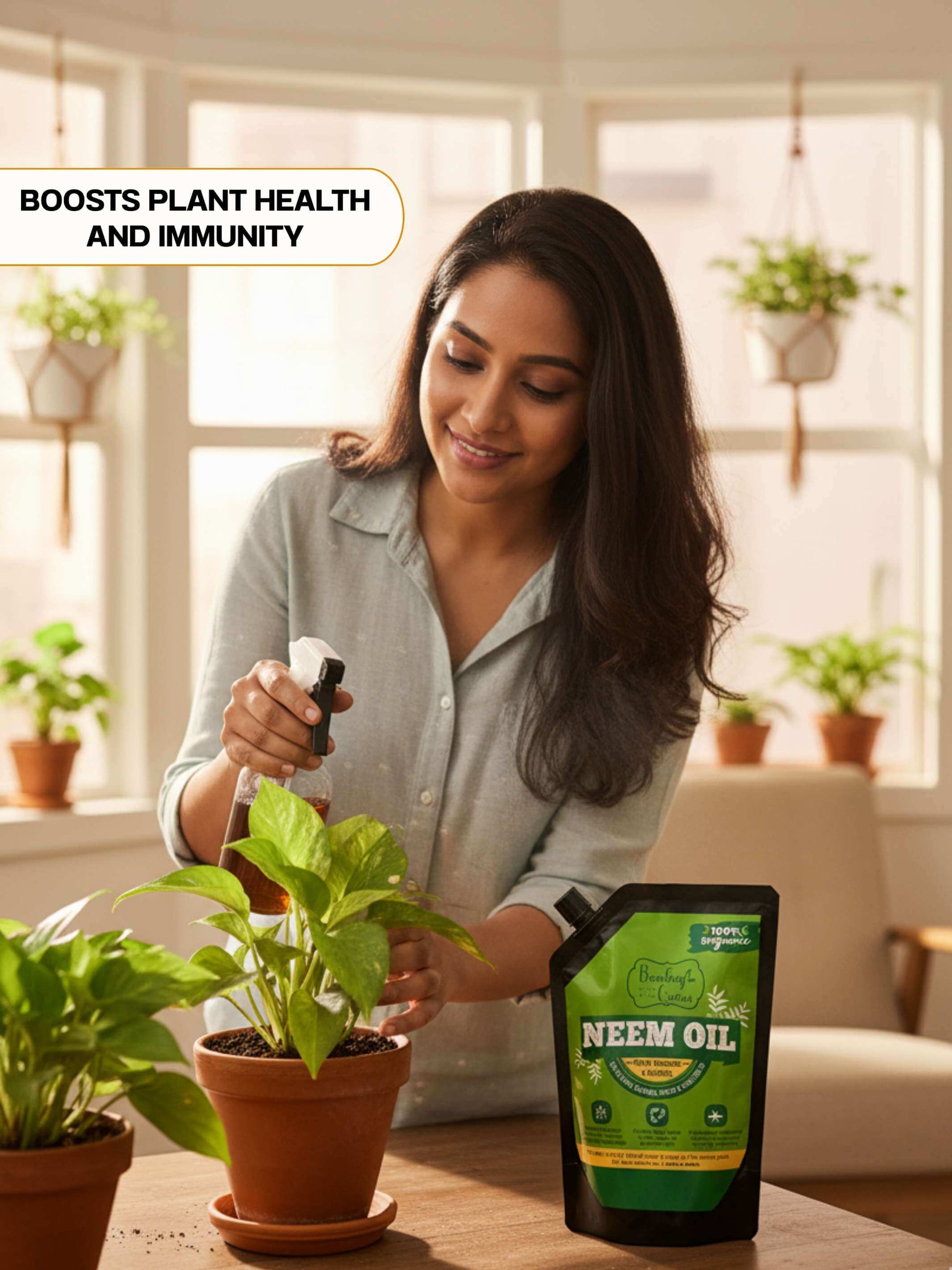 Organic Neem Oil + Liquid Seaweed Fertiliser Combo