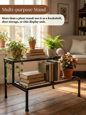 metal plant stand, metal planters