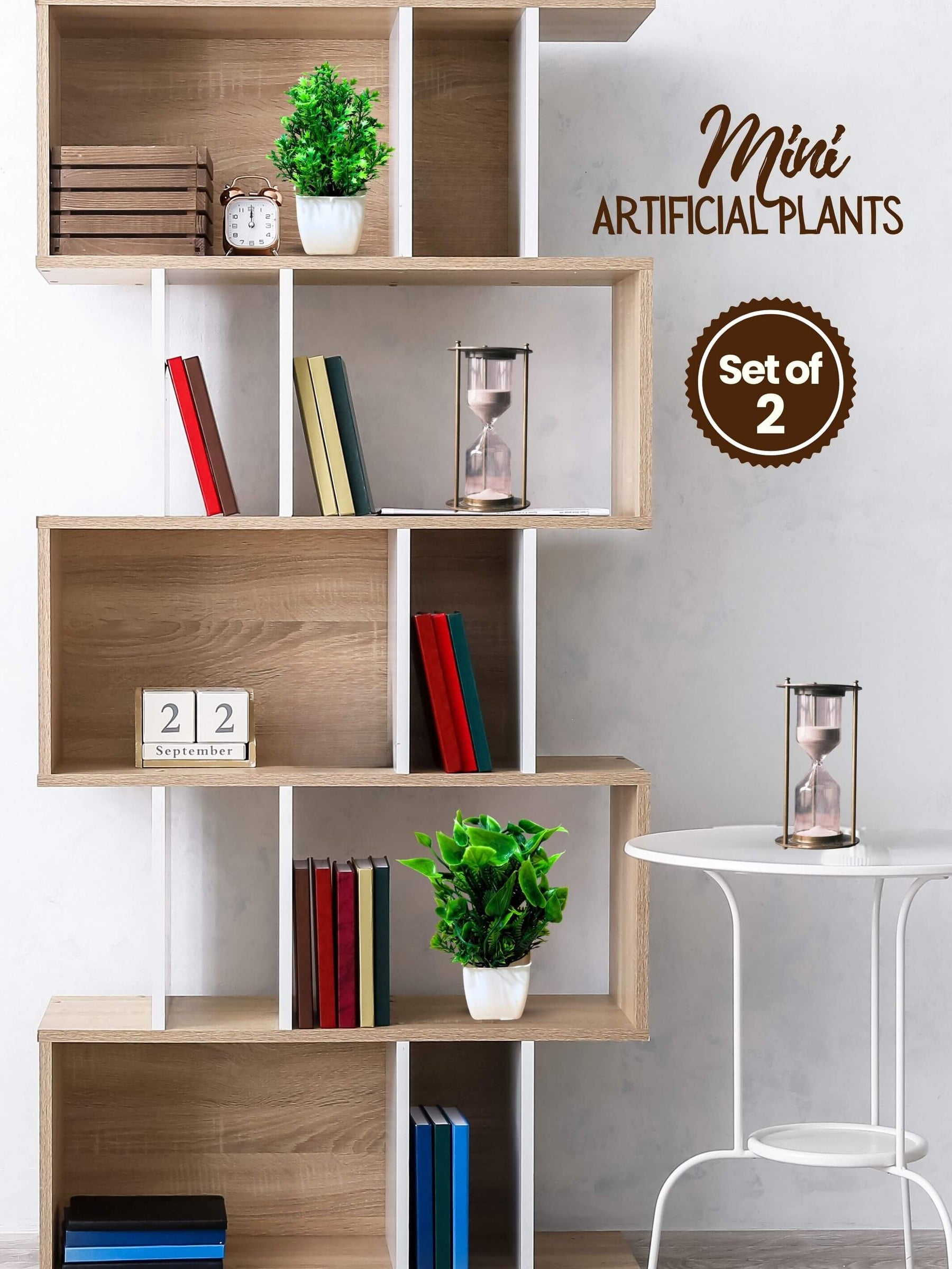 Artificial Plants for Desk (Set of 2)