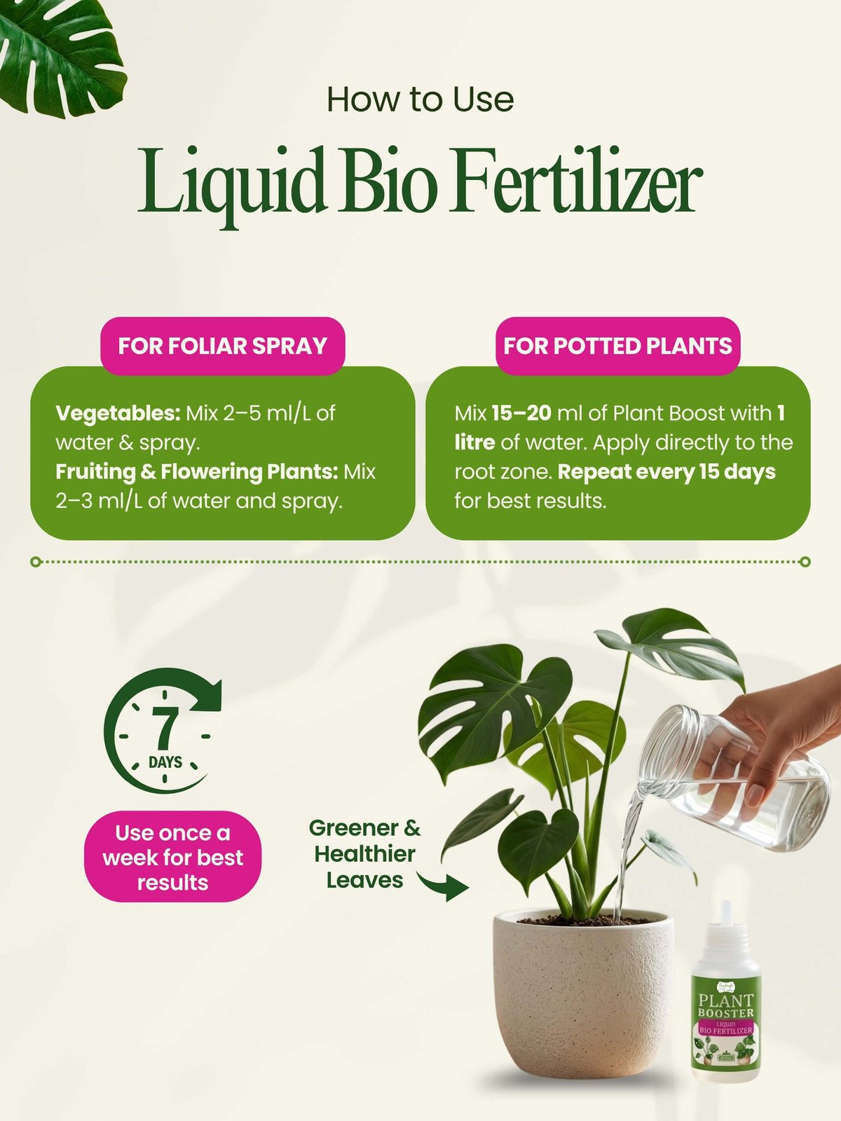Organic Liquid Bio Fertilizer | Pack of 3