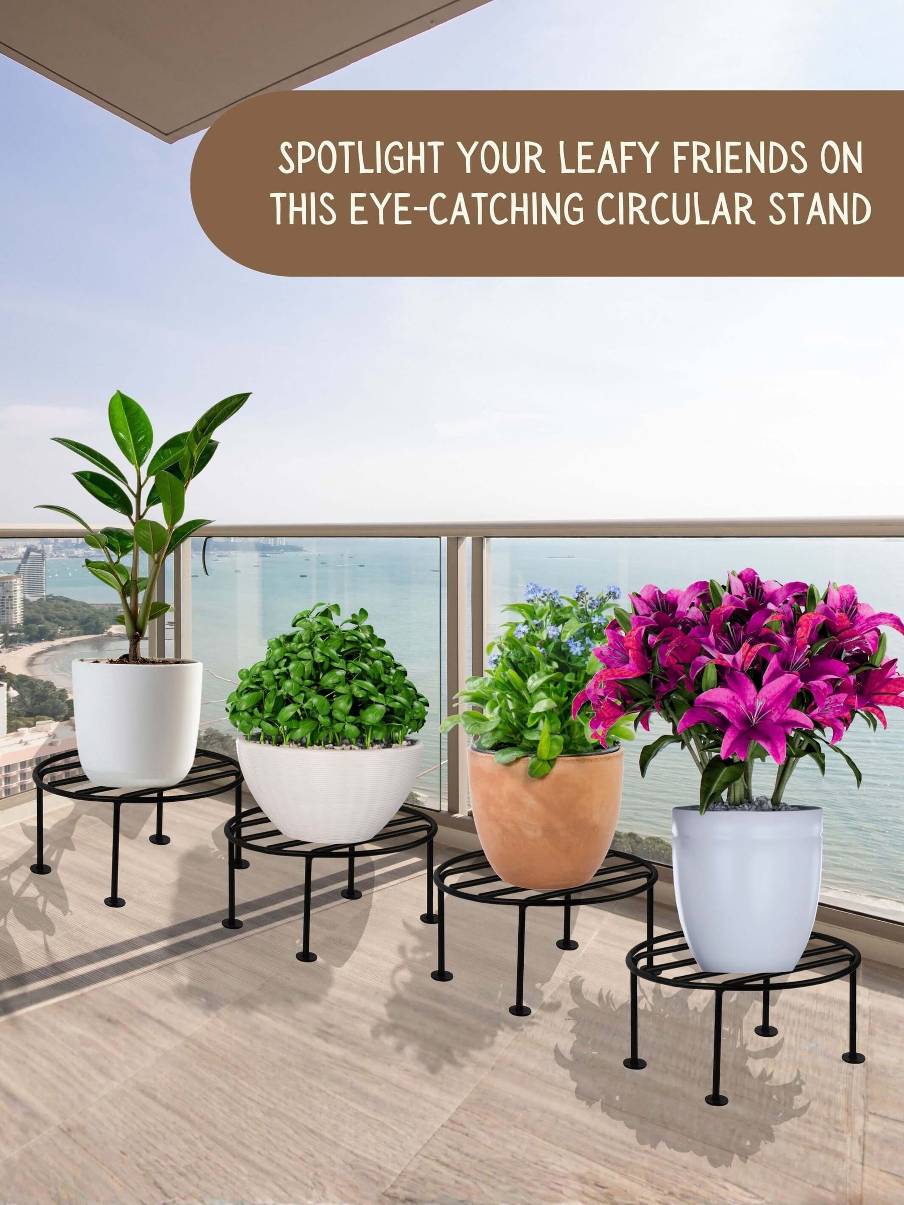 metal plant stand, metal planters