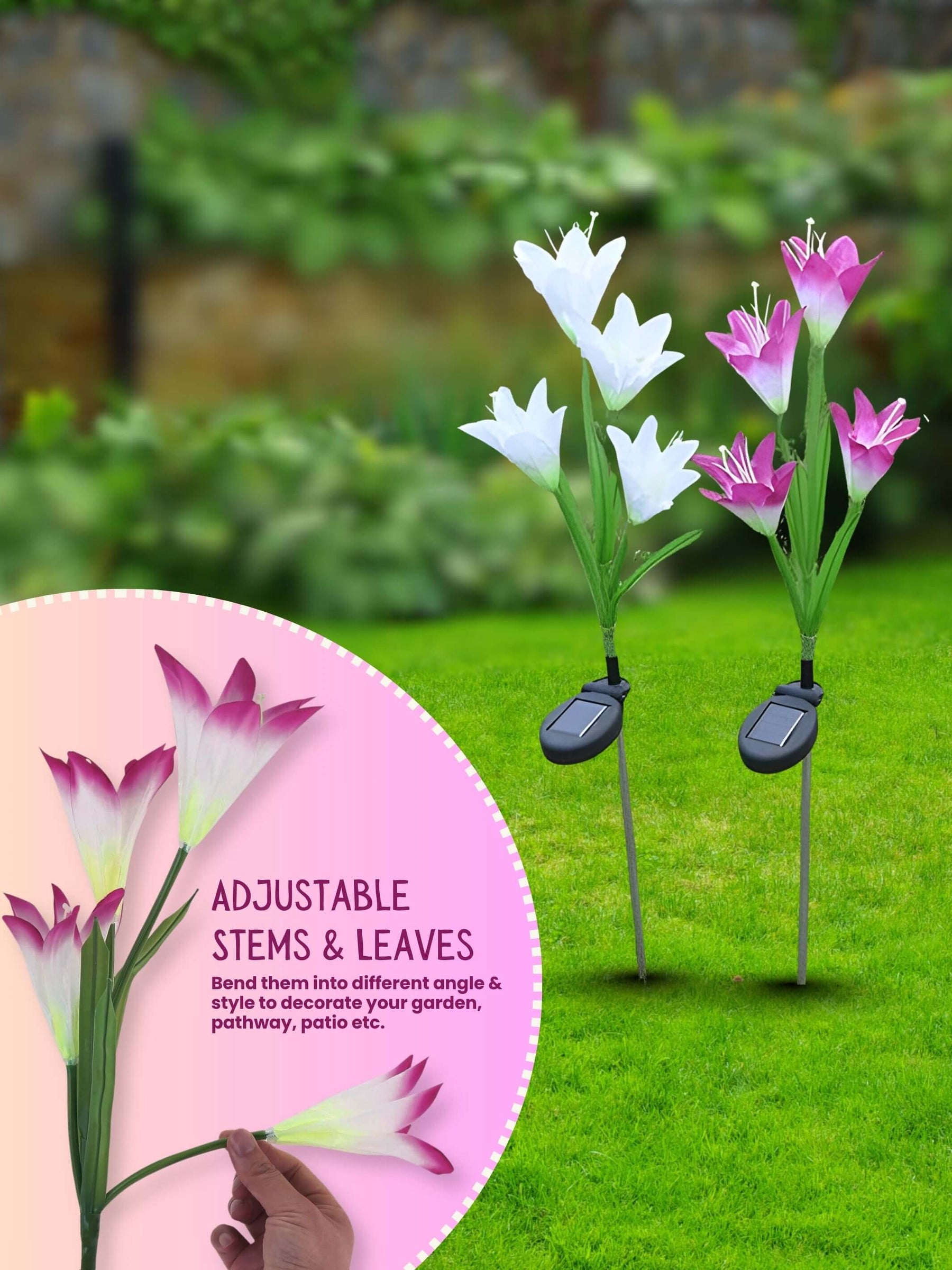 Solar LED Garden Lights | Pack of 2