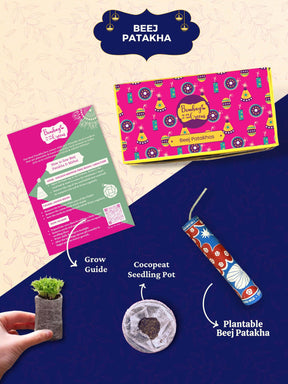 3 in 1 Hamper For Diwali -  Plantable Seed Cracker