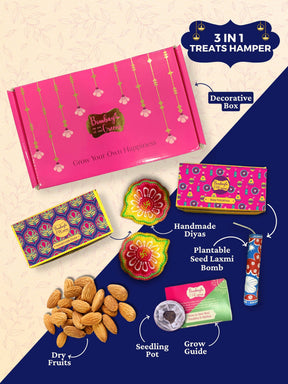 3 in 1 Diwali Treats Gift Box