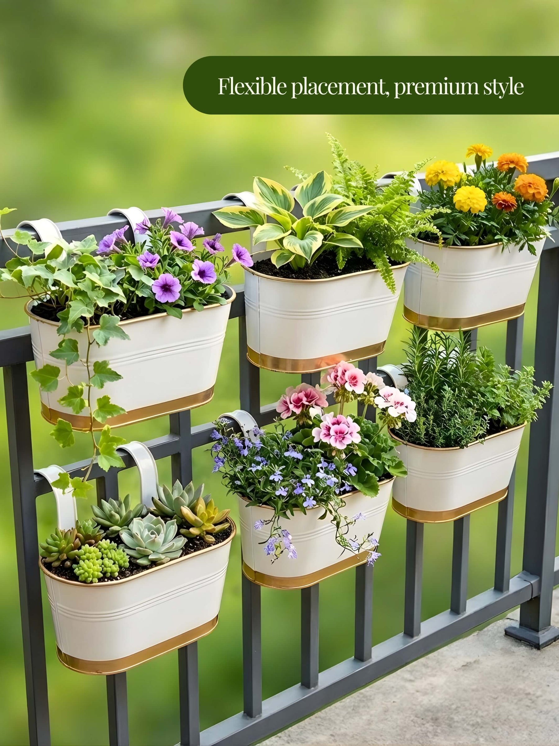 metal plant stand, metal planters