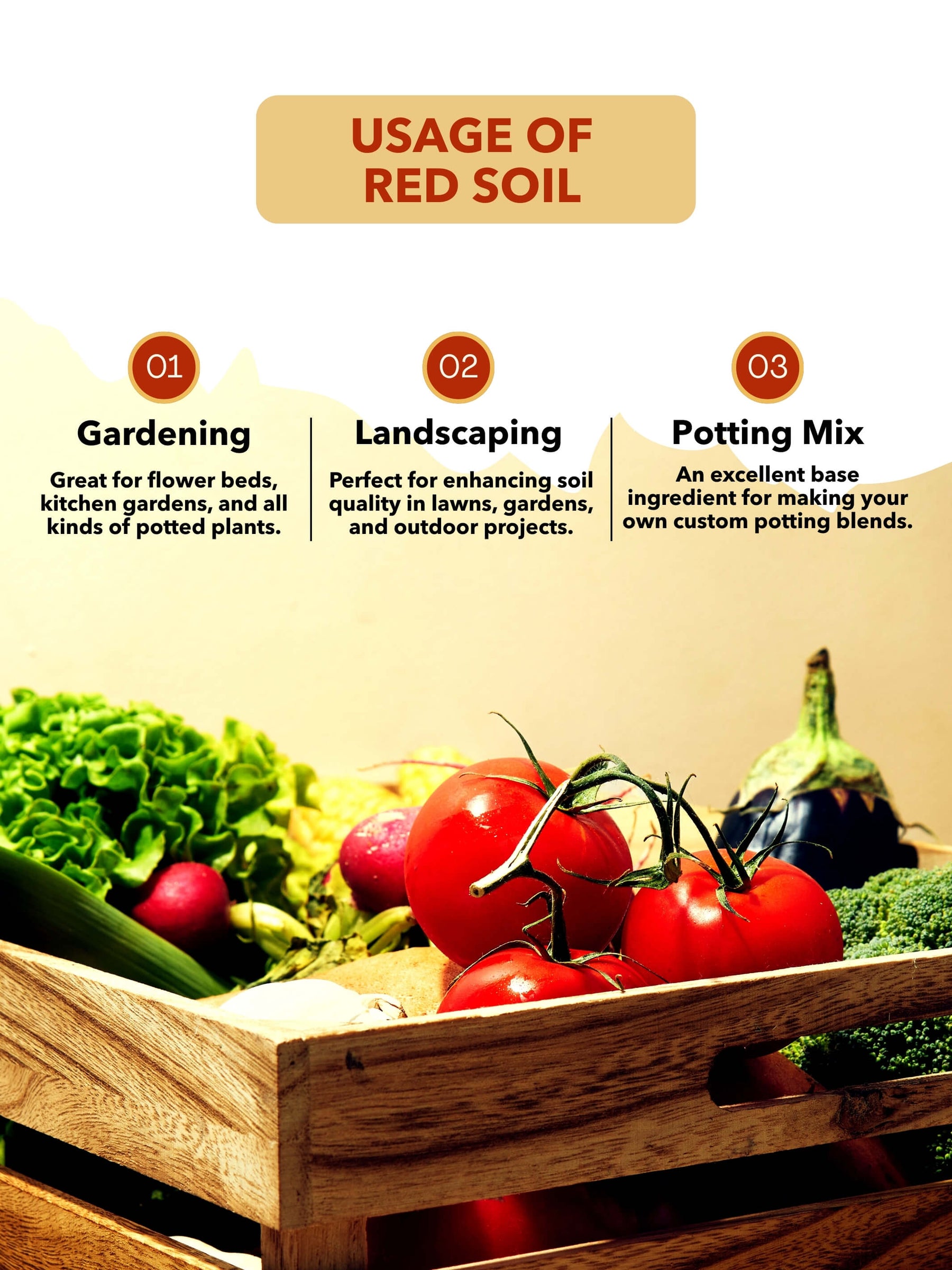 Red Soil for Plants | 100% Natural Organic Red Soil for Gardening