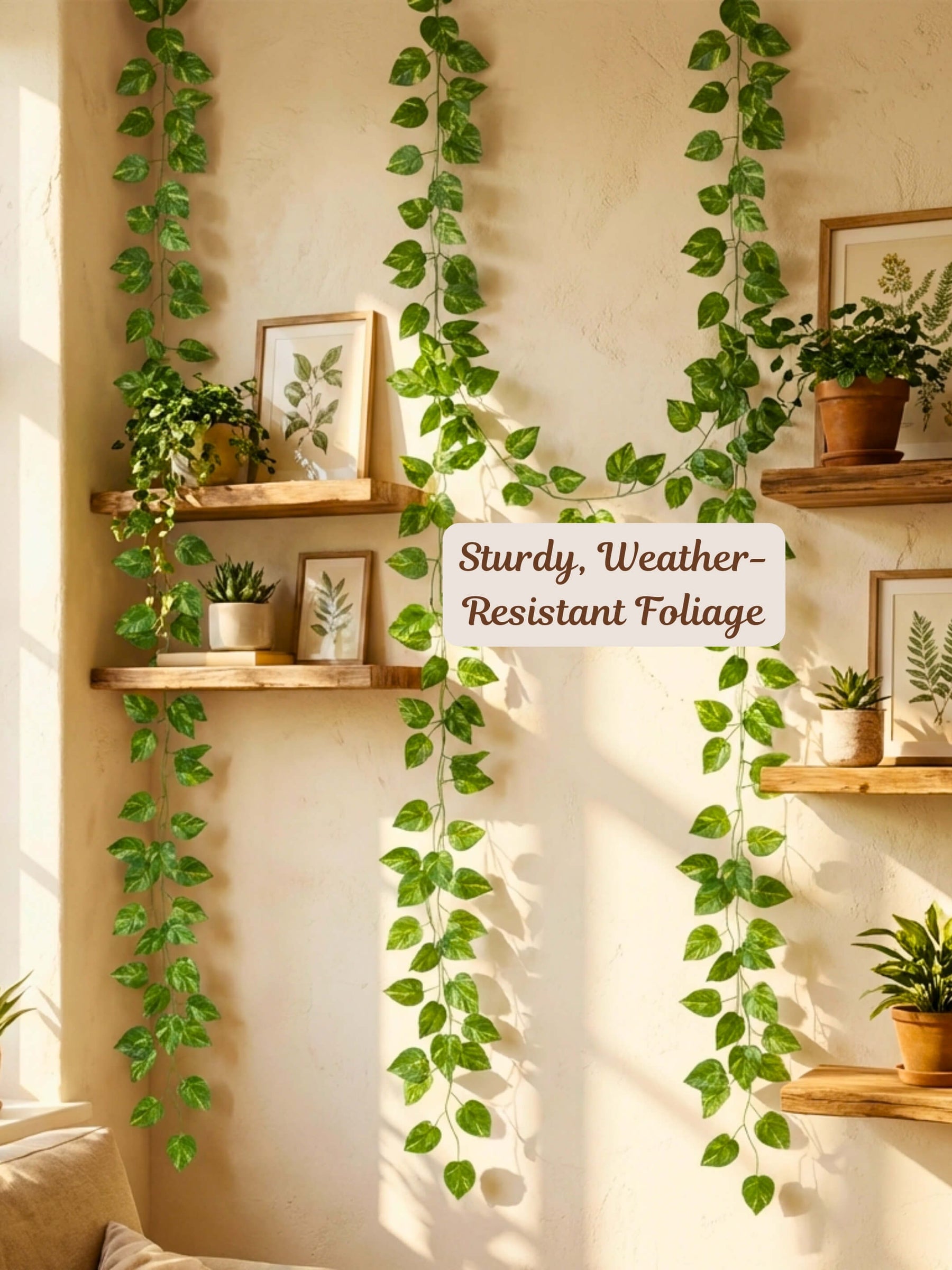 Artificial Money Plant Vines - 12 pieces