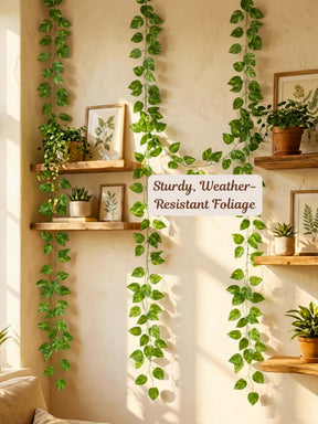 Artificial Money Plant Vines - 12 pieces