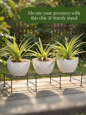 Garden Metal Plant Stand (Set of 4)