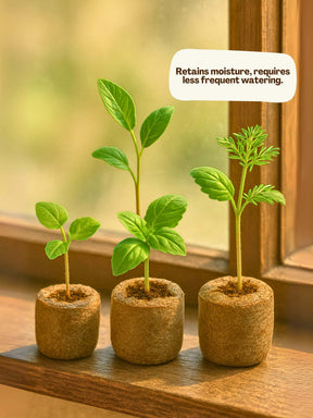 Organic Netted Cocopeat Coir Discs | Fast Seed Germination