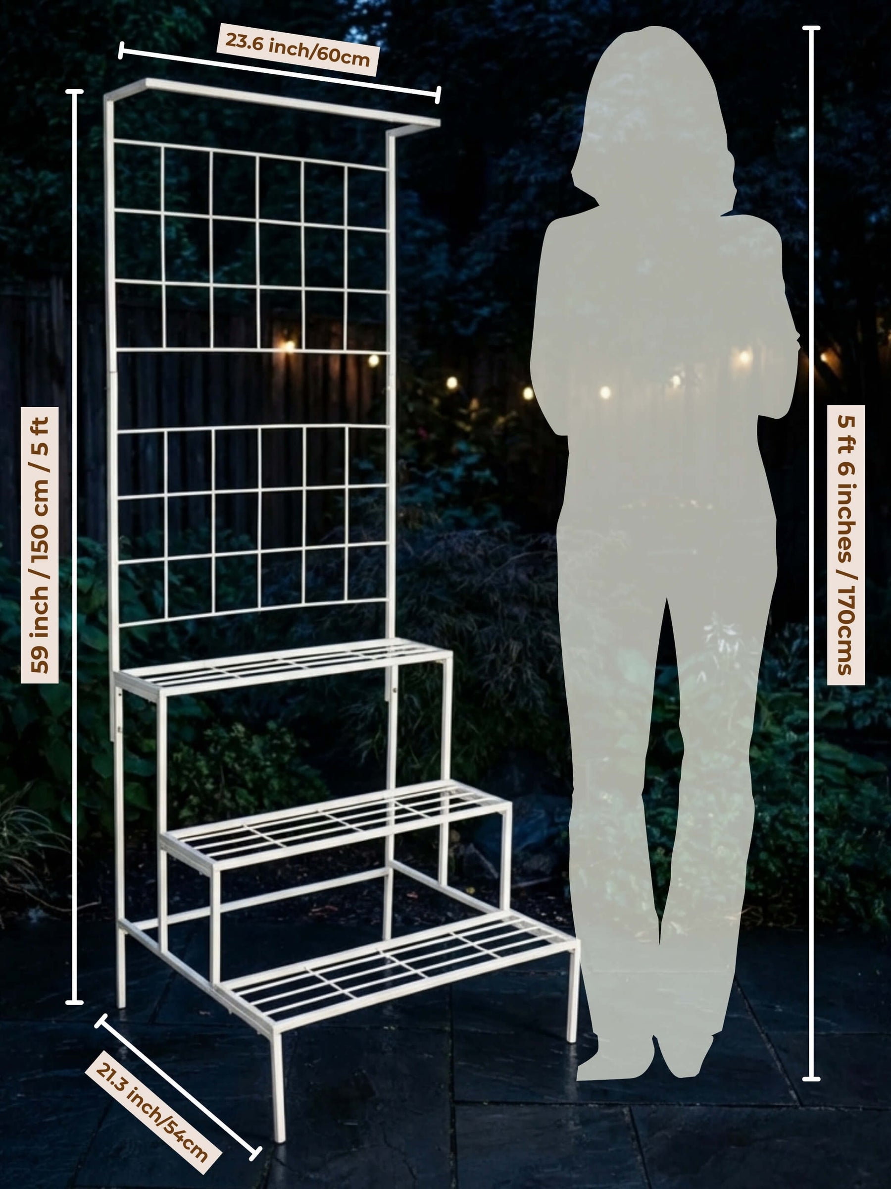 metal plant stand, metal planters