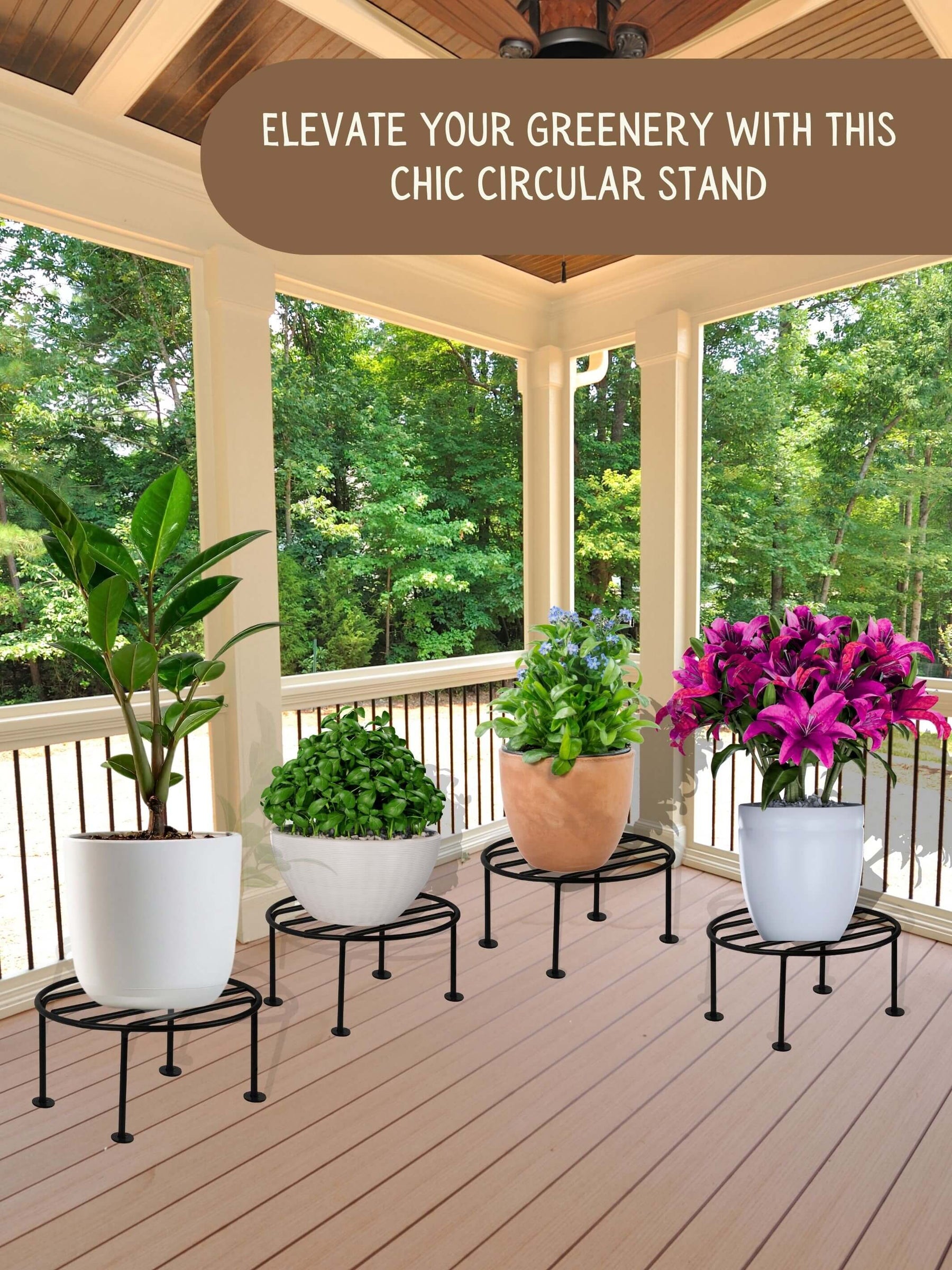 metal plant stand, metal planters